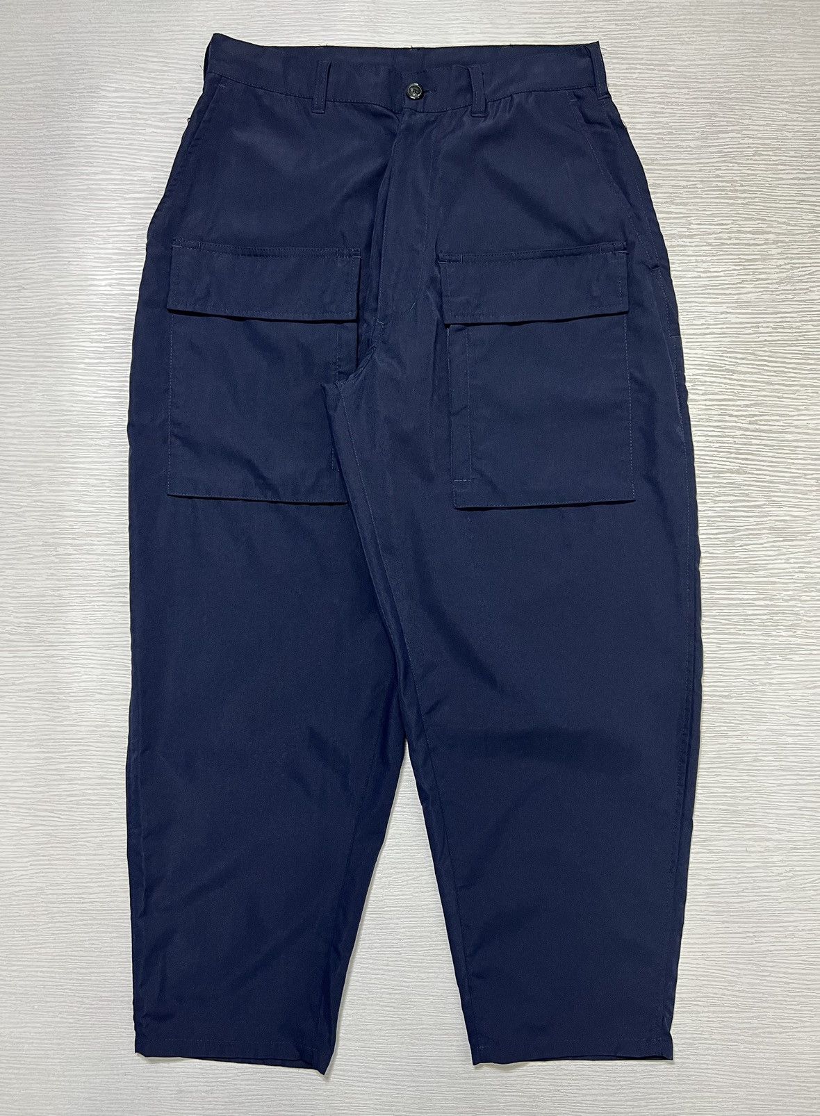 image of Beams Plus Beams Japan - M.a.f.f - S/s 22’ - Utility Relax Cargo Pants in Navy Blue, Men's (Size 30