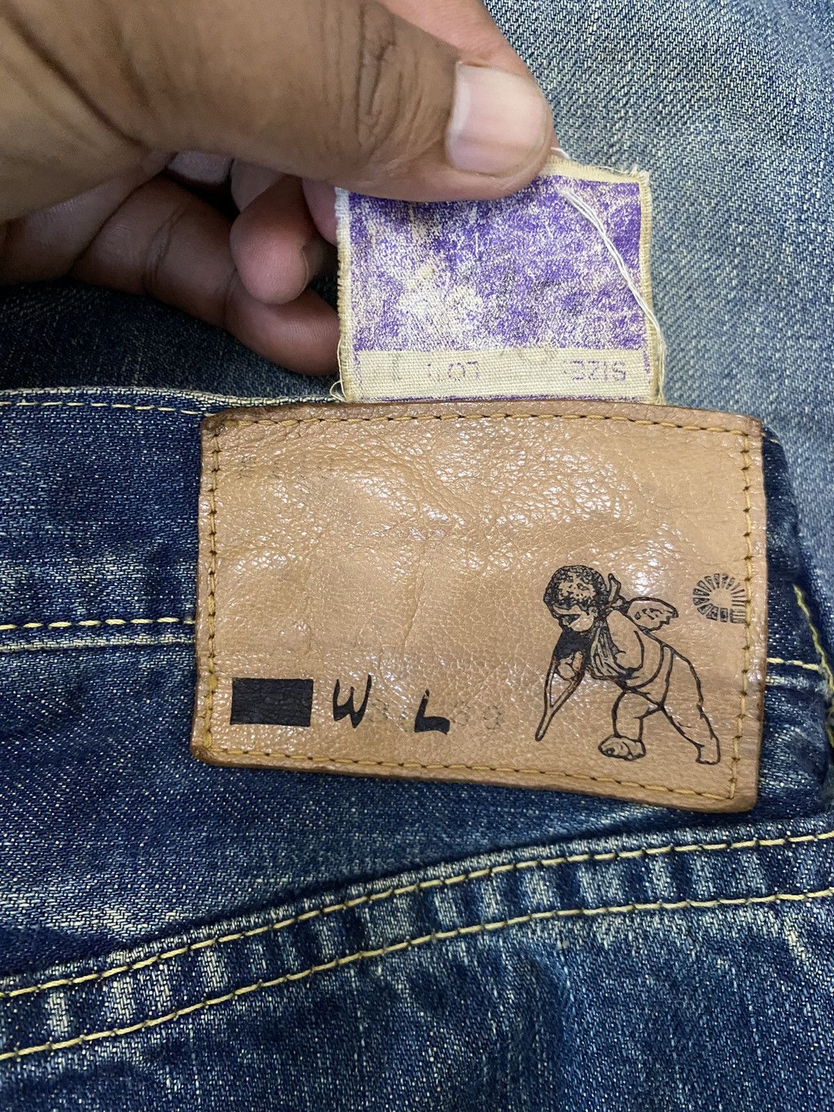Japanese Brand × Prps PRPS SELVEDGE DISTRESS DENIM STRAIGHT TYPE Size US 32 / EU 48 - 8 Thumbnail