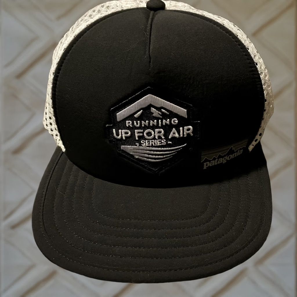 Patagonia Patagonia Duckbill Hat Black Adjustable OS Unisex Adults Running Up For Air Series Hat Size ONE SIZE - 1 Thumbnail