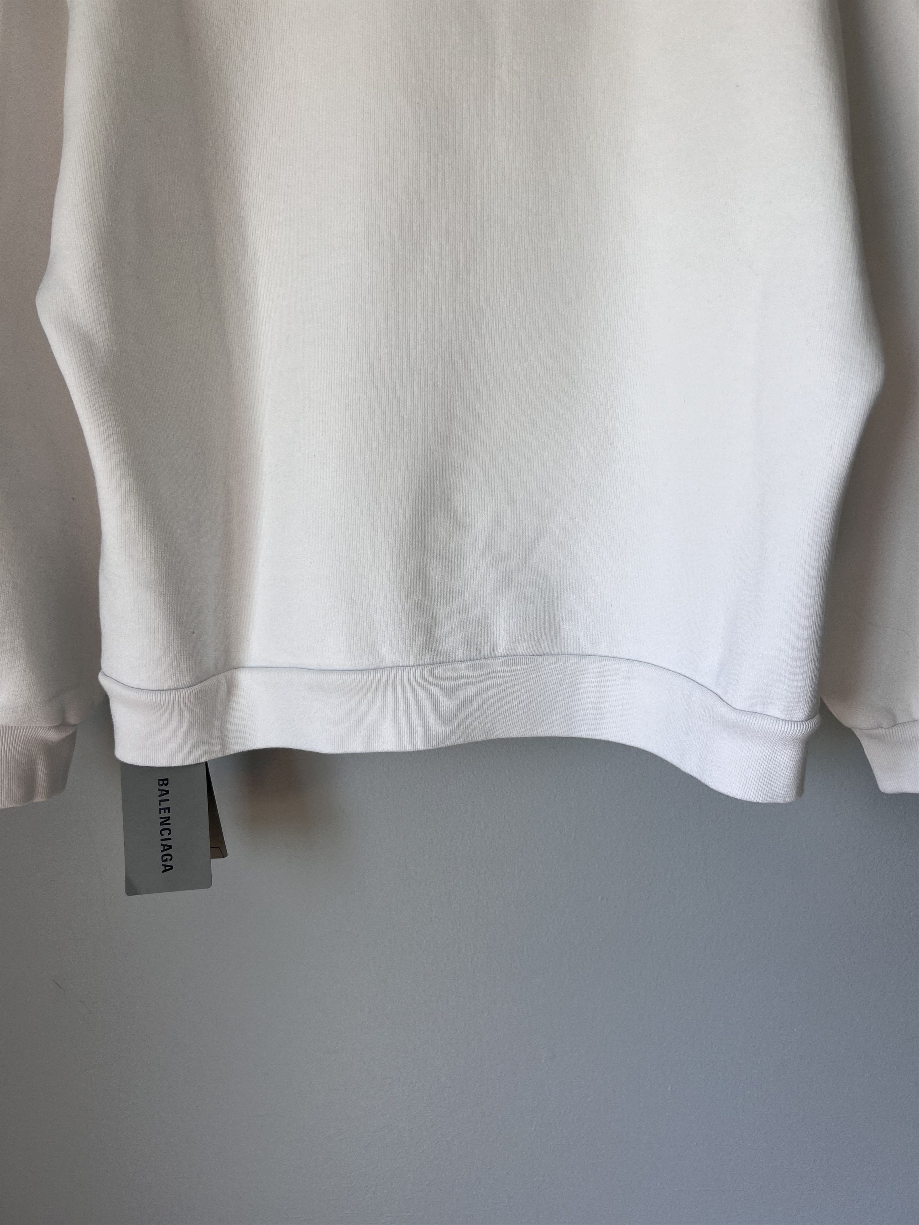 Balenciaga Balenciaga Slime Logo Hoodie in White Pink Size US S / EU 44-46 / 1 - 7 Thumbnail