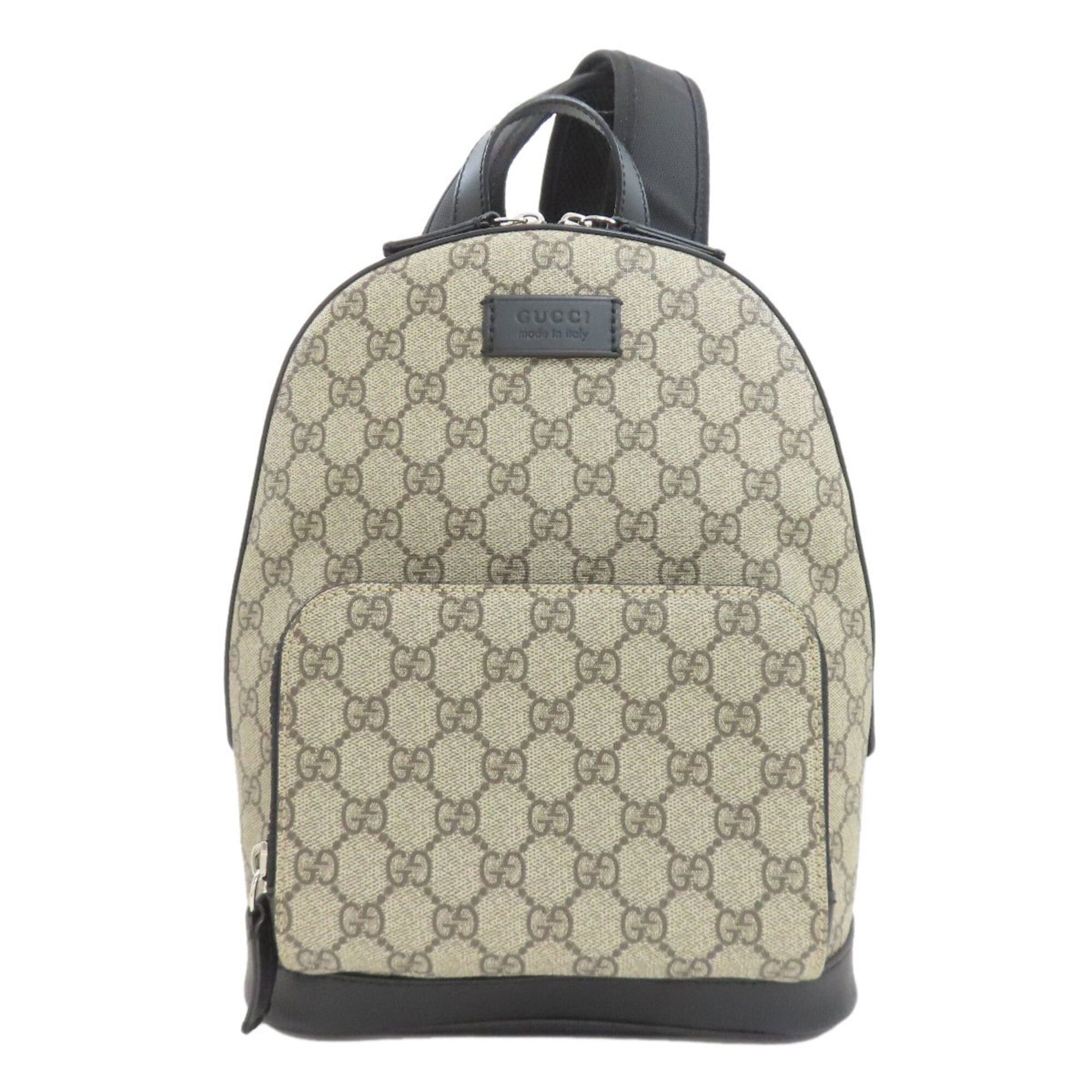 Gucci Gucci 429020 Small Backpack GG Supreme Daypack PVC Women's GUCCI Size ONE SIZE - 1 Thumbnail