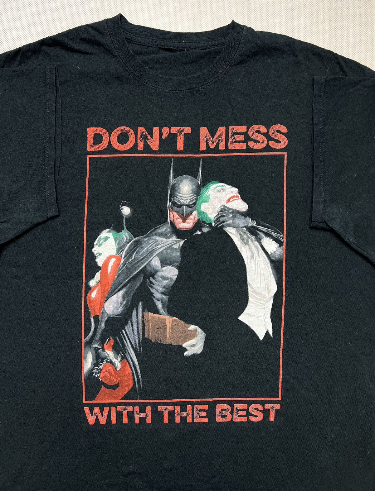 DC Comics × Marvel Comics × Vintage Tshirt Joker Batman Don’t Mess With The Best Vintage Size US XL / EU 56 / 4 - 1 Thumbnail