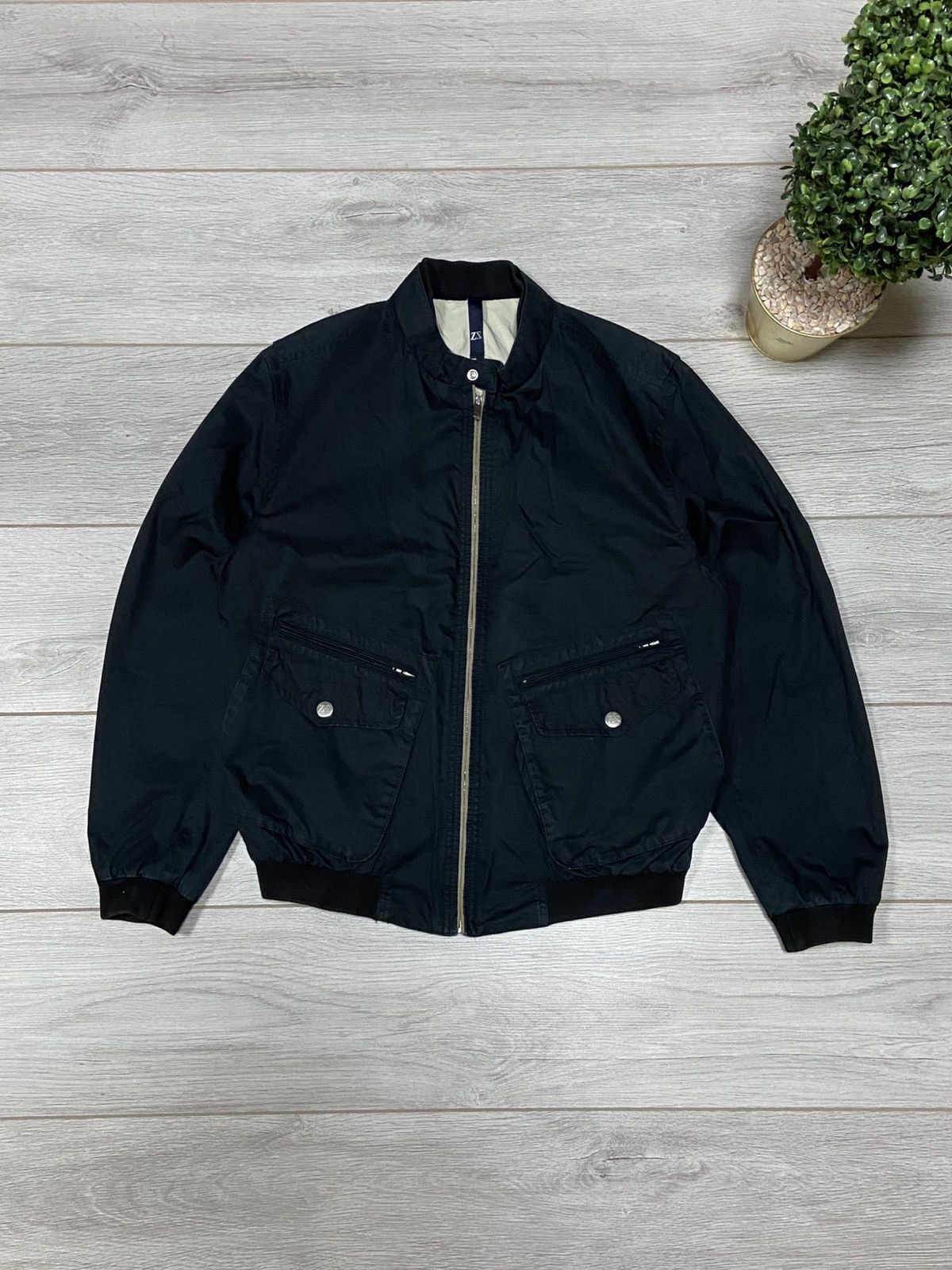 Ermenegildo Zegna Ermenegildo Zegna Bomber Jacket Size US S / EU 44-46 / 1 - 1 Thumbnail