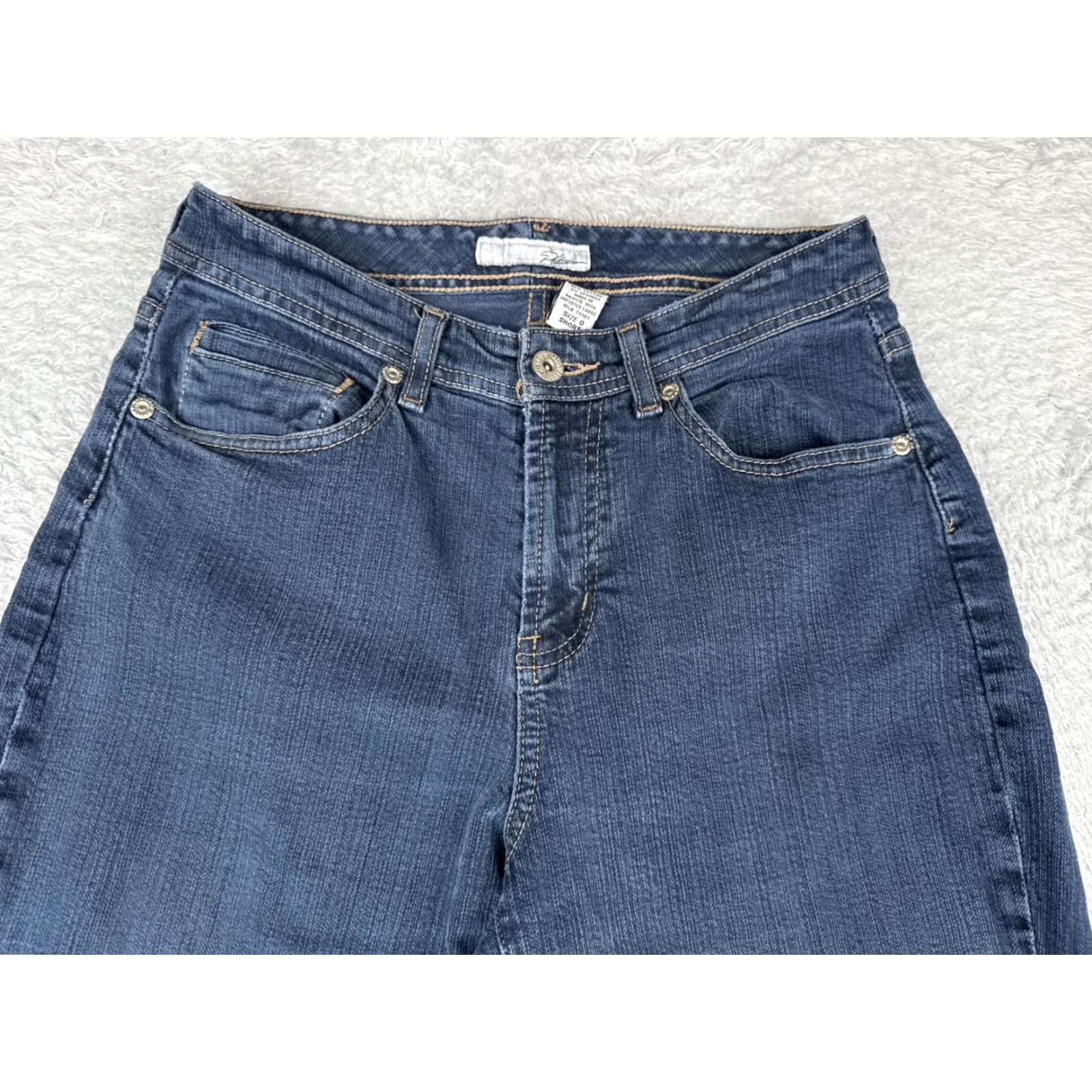 Vintage Chicos Jeans Women Blue Denim Bootcut 0 S 26x28 Mid Rise Cotton Blend Stretch Regular 5-Pocket Design Size 25" / US 0 / IT 36 - 4 Thumbnail