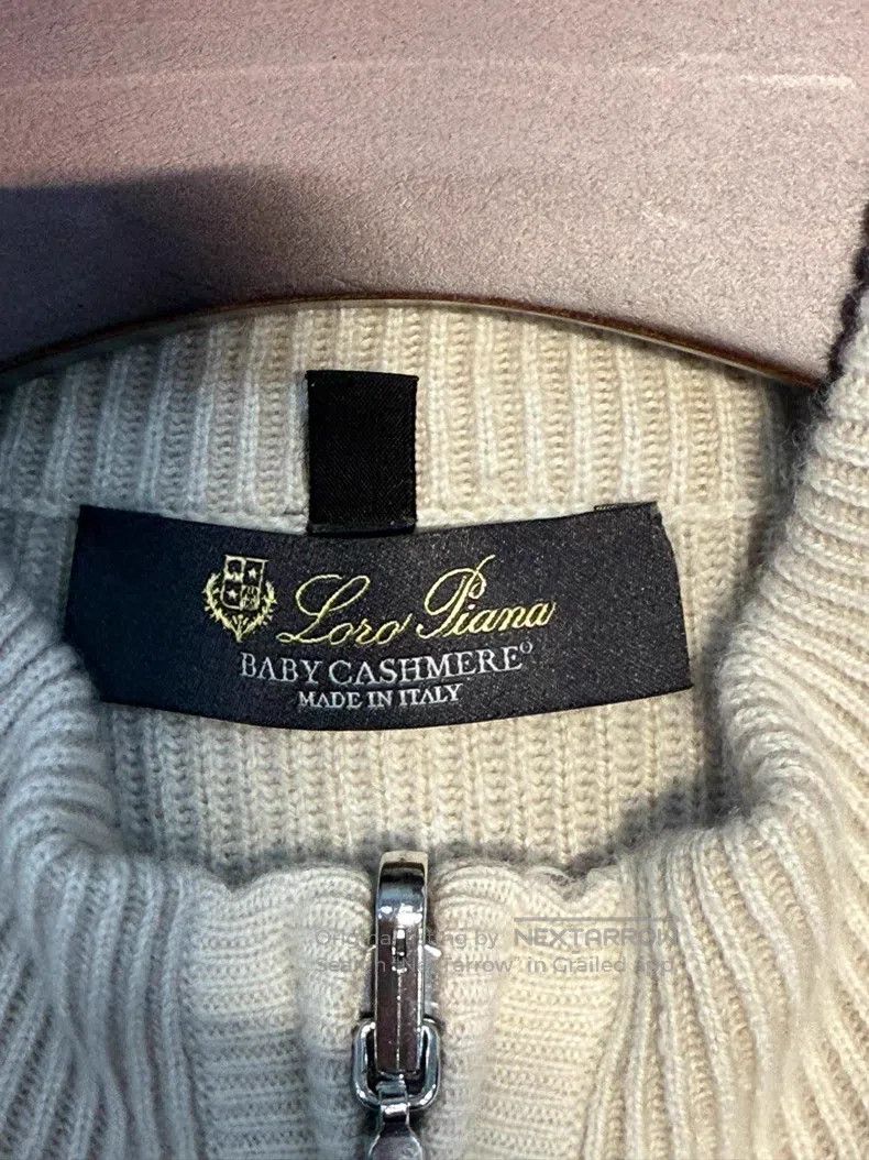 Loro Piana Loro Piana Baby cashmere cardigan, off-white Size US M / EU 48-50 / 2 - 2 Thumbnail
