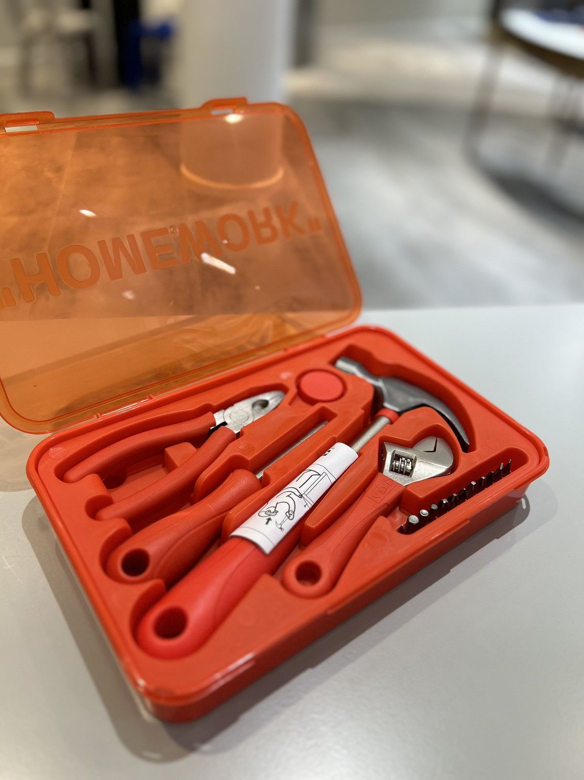 Ikea × Virgil Abloh Virgil Abloh x IKEA MARKERAD "HOMEWORK" Toolkit Orange Size ONE SIZE - 3 Thumbnail