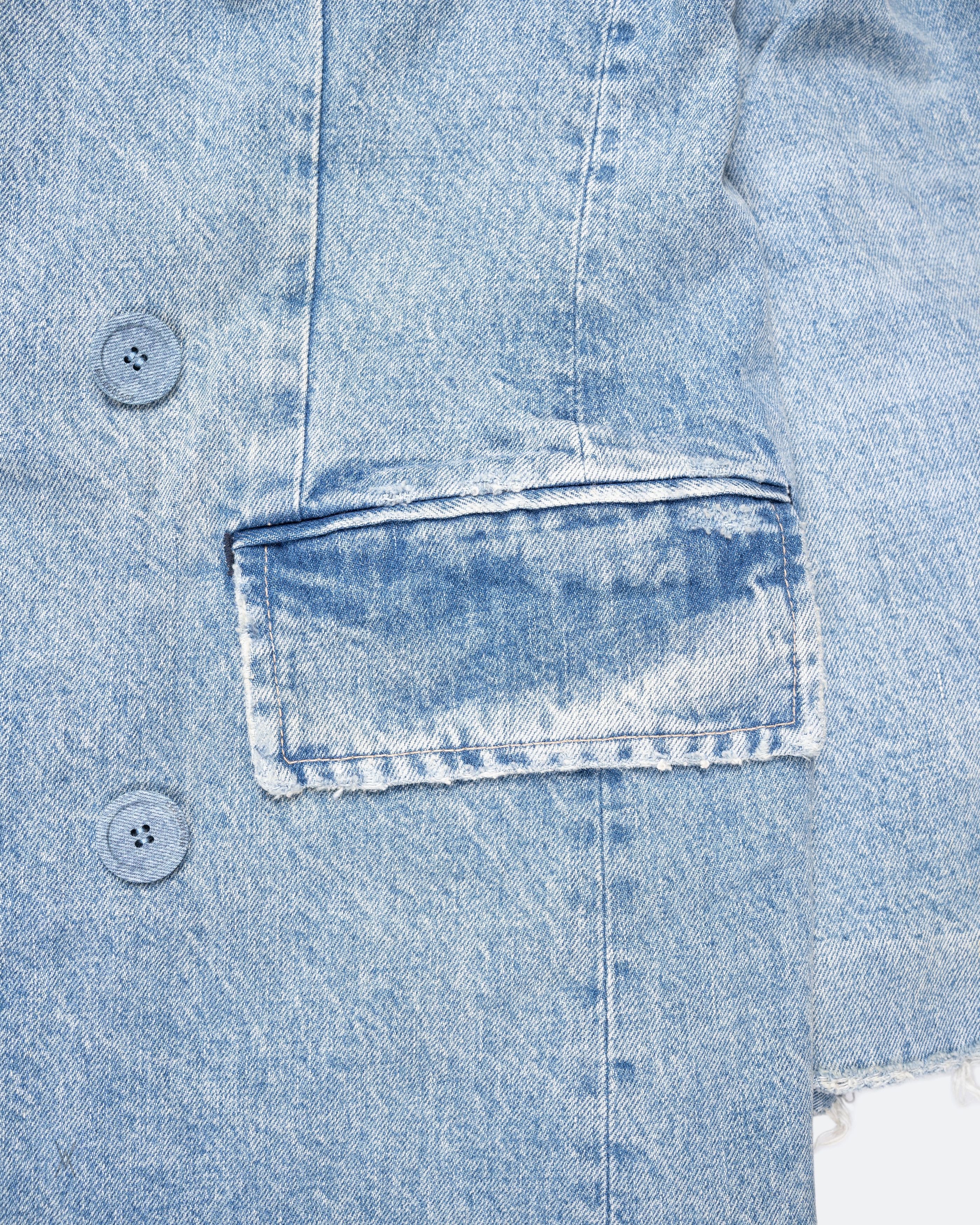 Balenciaga Balenciaga Denim Boxy Long Coat Size US S / EU 44-46 / 1 - 7 Thumbnail