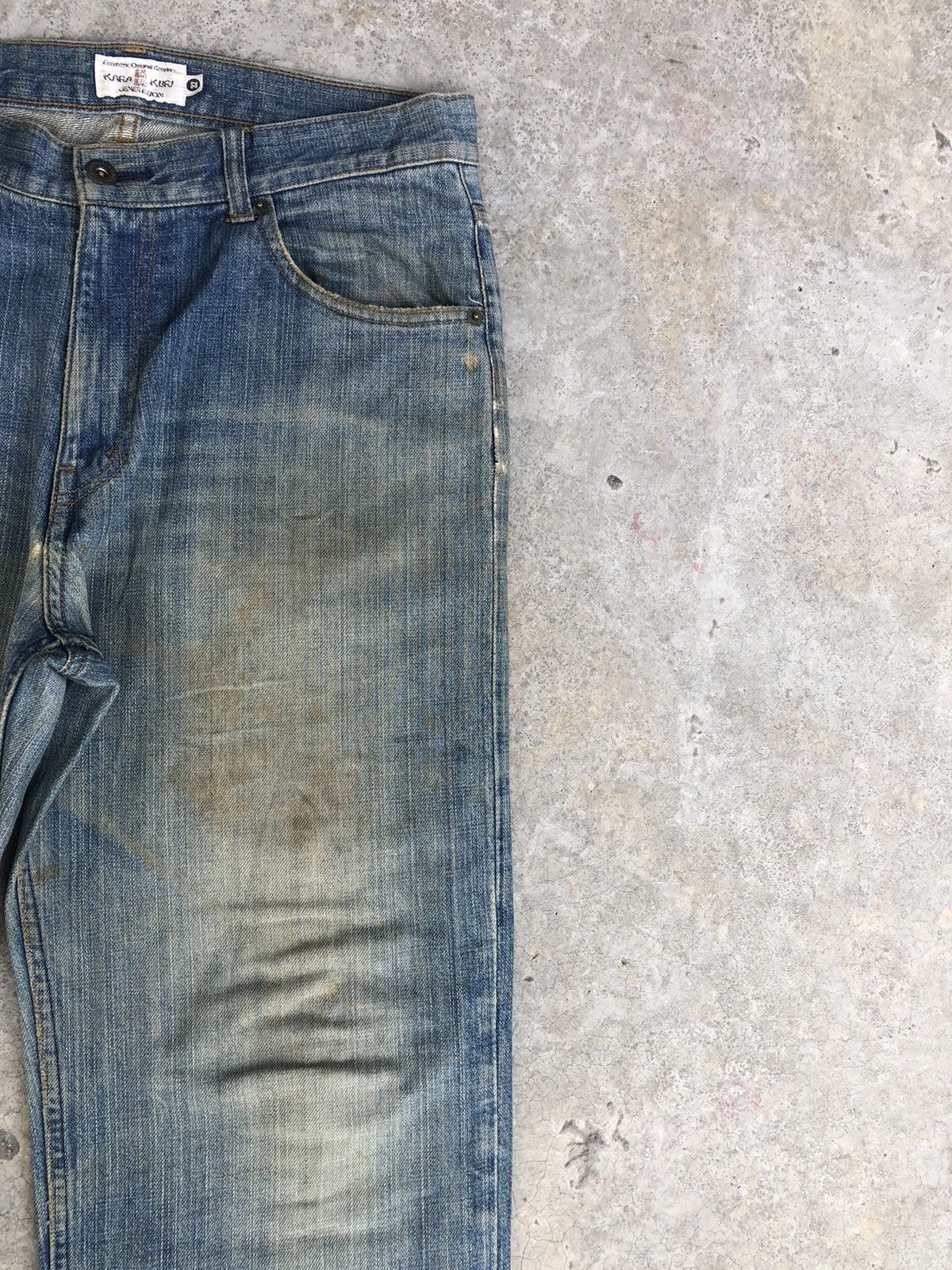 Karakuri Tamashii Karakuri Tamashii Embroidered Jeans Distressed Jeans Size US 32 / EU 48 - 5 Thumbnail