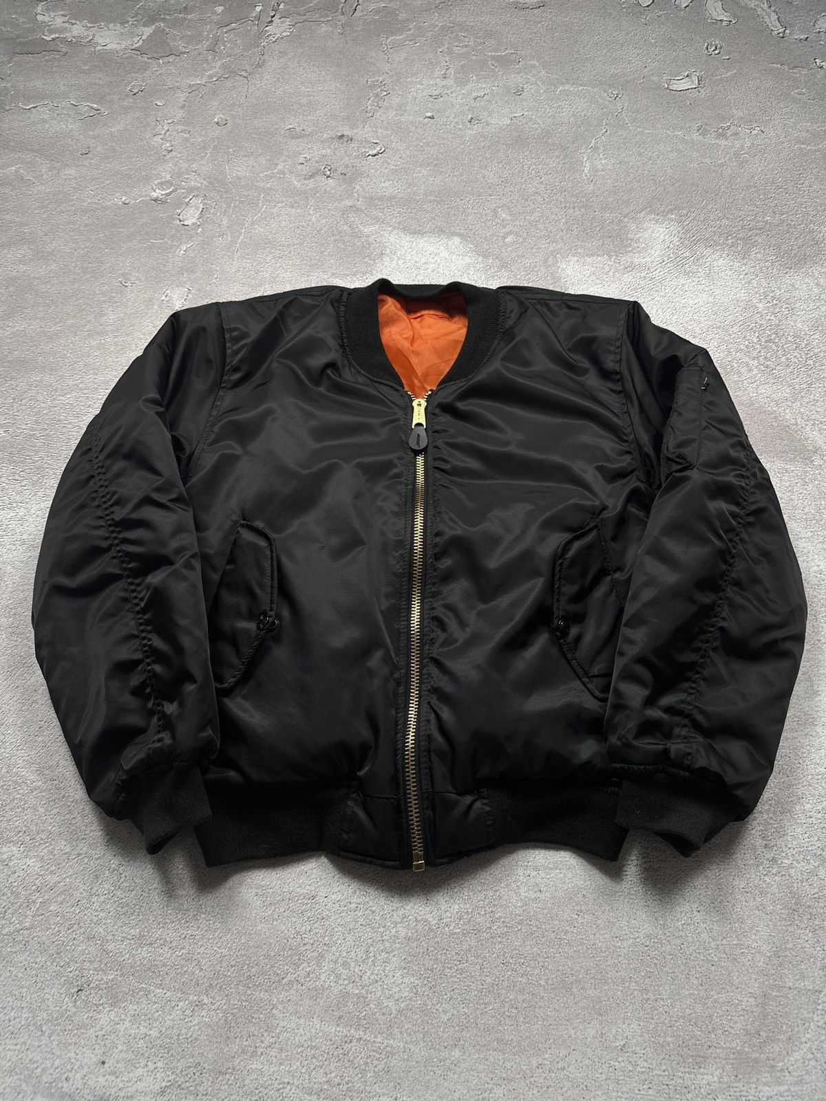 Fostex Garments × Vintage Fostex Garments Snow Camo MA-1 Bomber