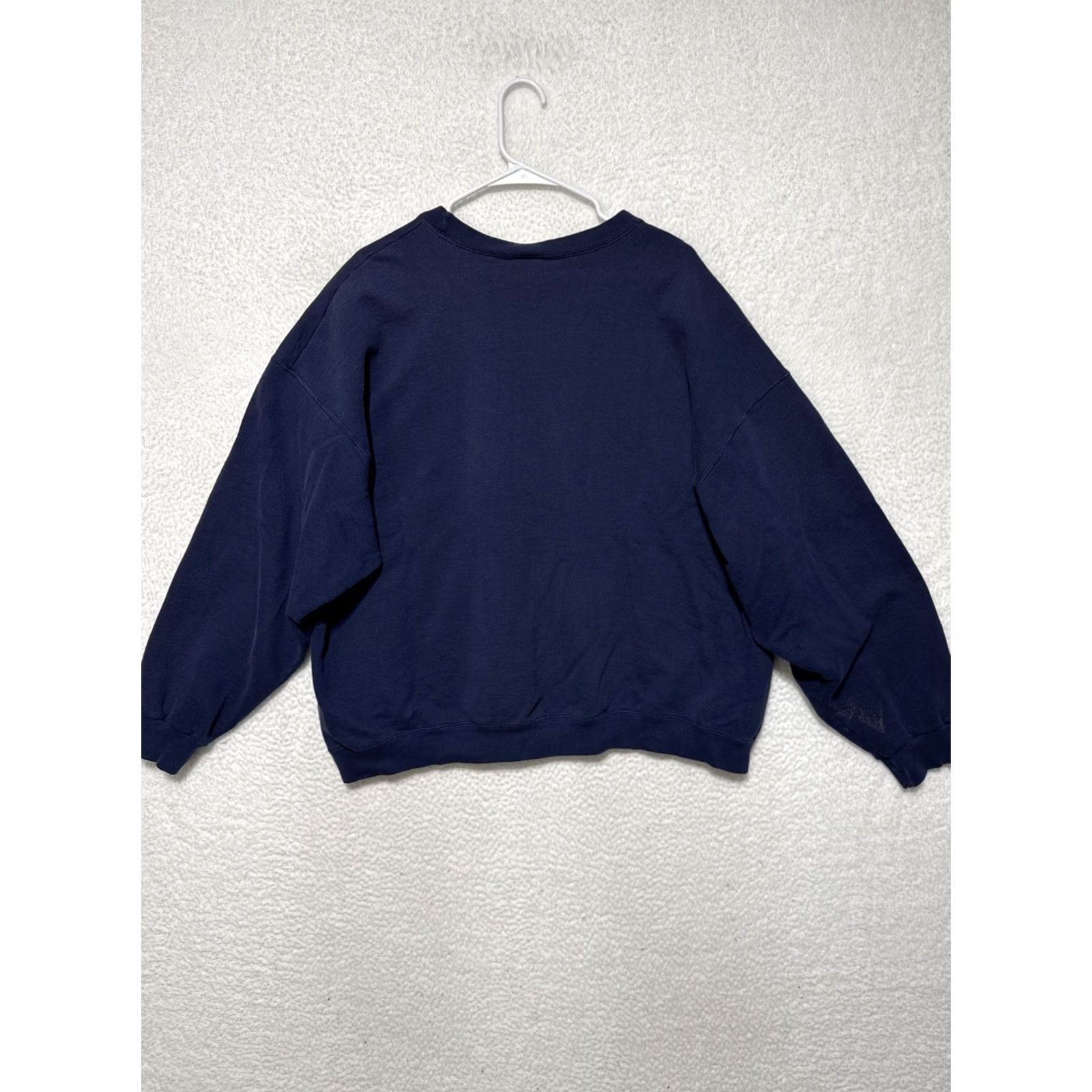 Fruit Of The Loom VINTAGE 90s National Human Genome Research Institute Sweatshirt Blue 3XL Fruit of the Loom Shirt Mens Crew Neck Cotton Blend Pullover Size US XXL / EU 58 / 5 - 5 Thumbnail