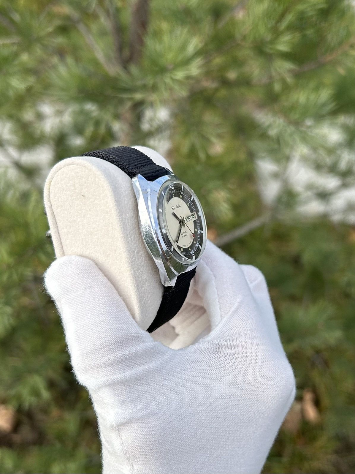 Vintage Vintage Watch Slava Made in USSR Soviet Mechanical 1980s Size ONE SIZE - 16 Thumbnail