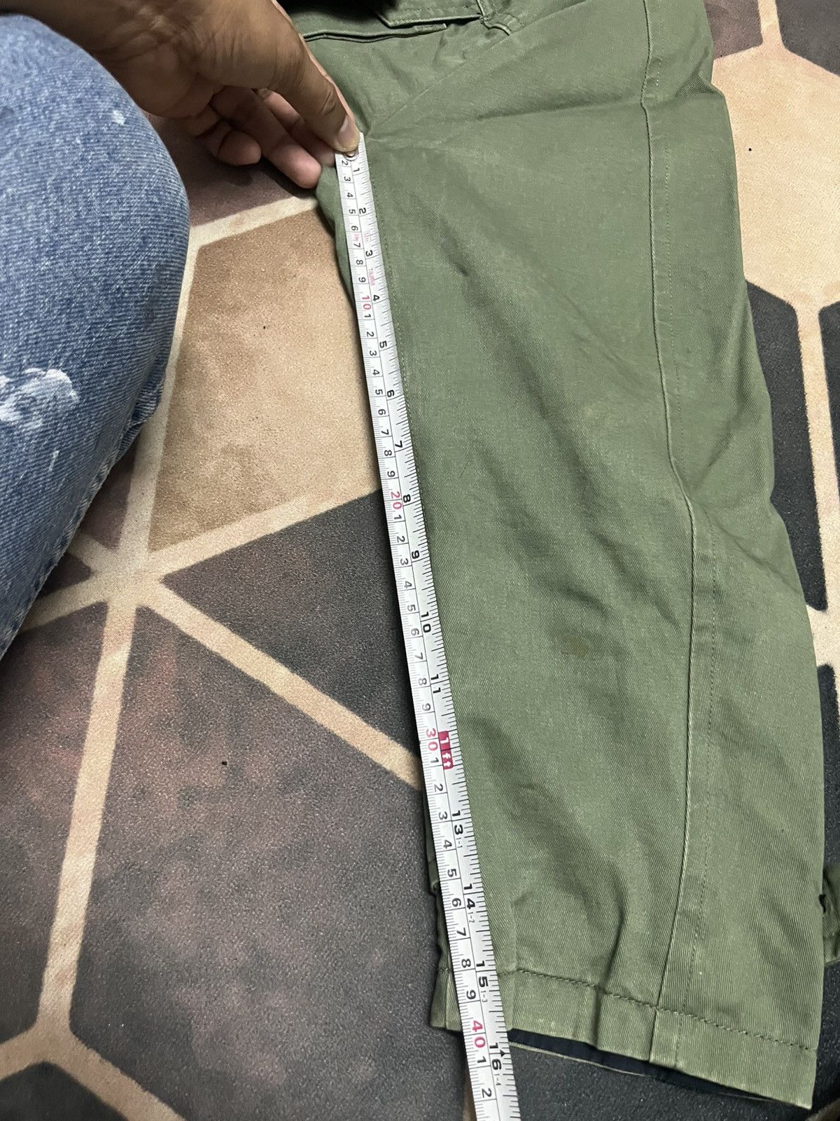 If Six Was Nine 🔥a.t green Good Vibes Embroidered Army Inspired Jackets Size US L / EU 52-54 / 3 - 13 Thumbnail