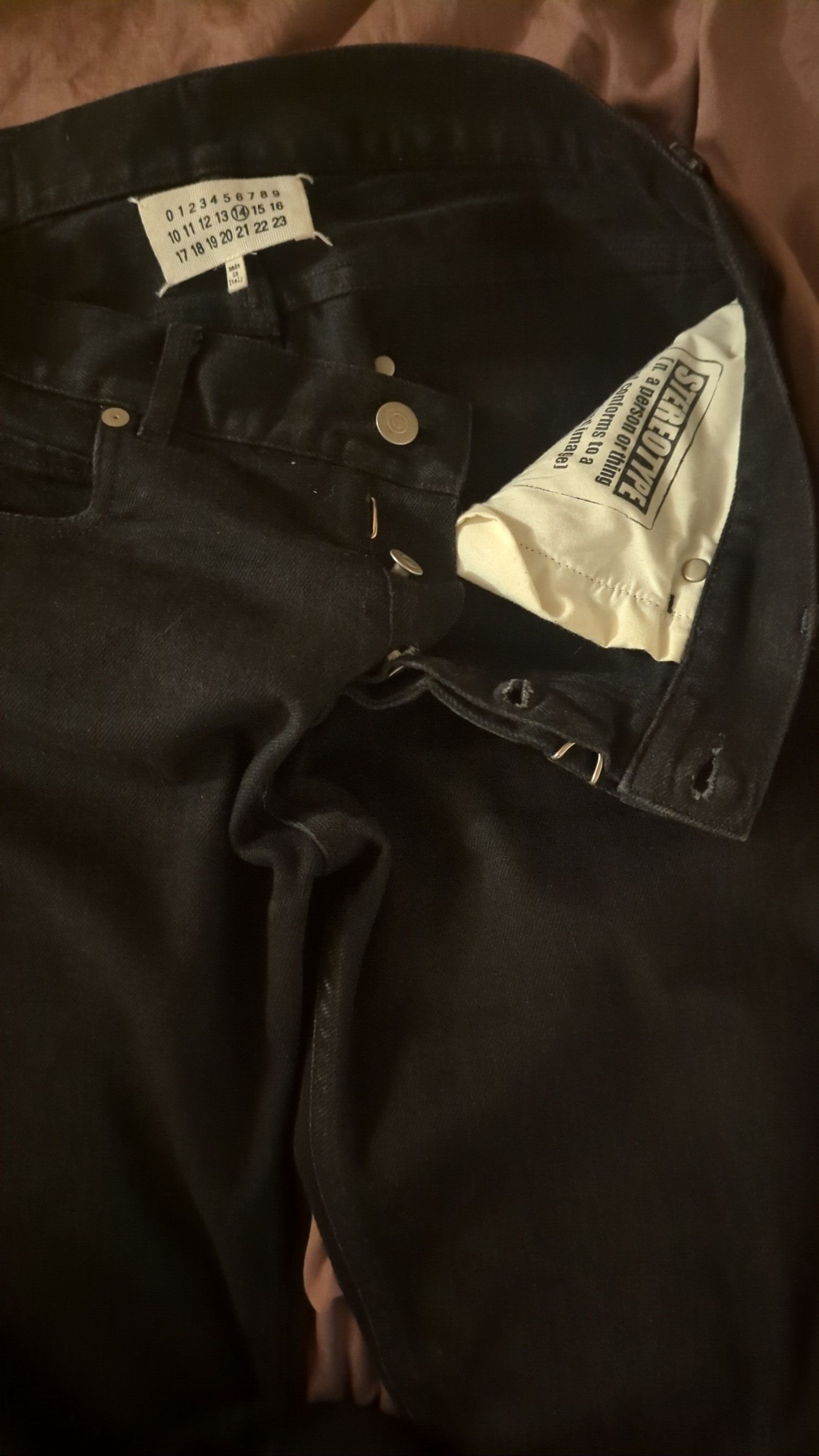 Maison Margiela Maison margiela top-stitch 5 pocket pants Size US 31 - 3 Thumbnail