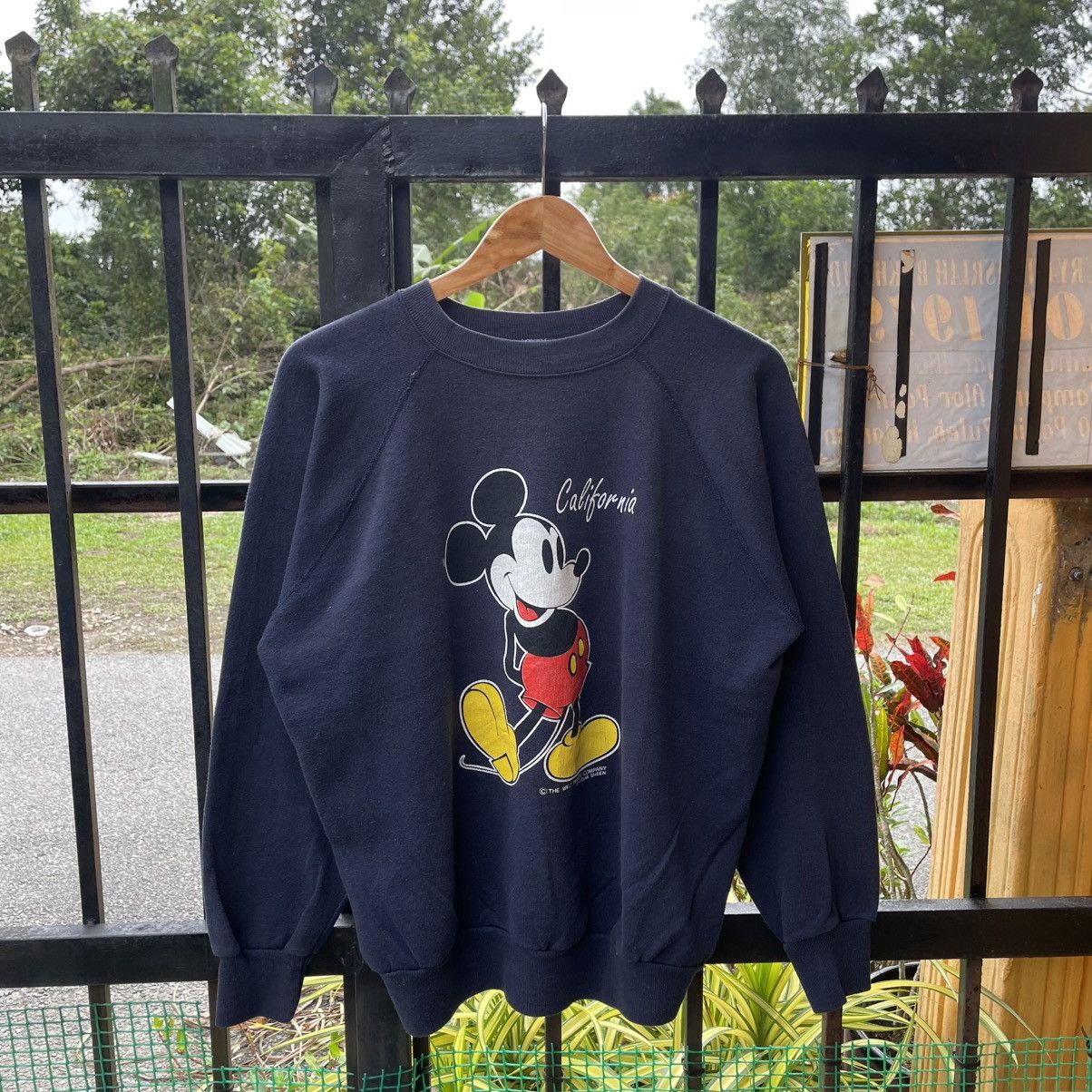 Mickey Mouse 🔥Vintage 80s Mickey Mouse OG Design Jumper Sweatshirts Size US M / EU 48-50 / 2 - 1 Thumbnail