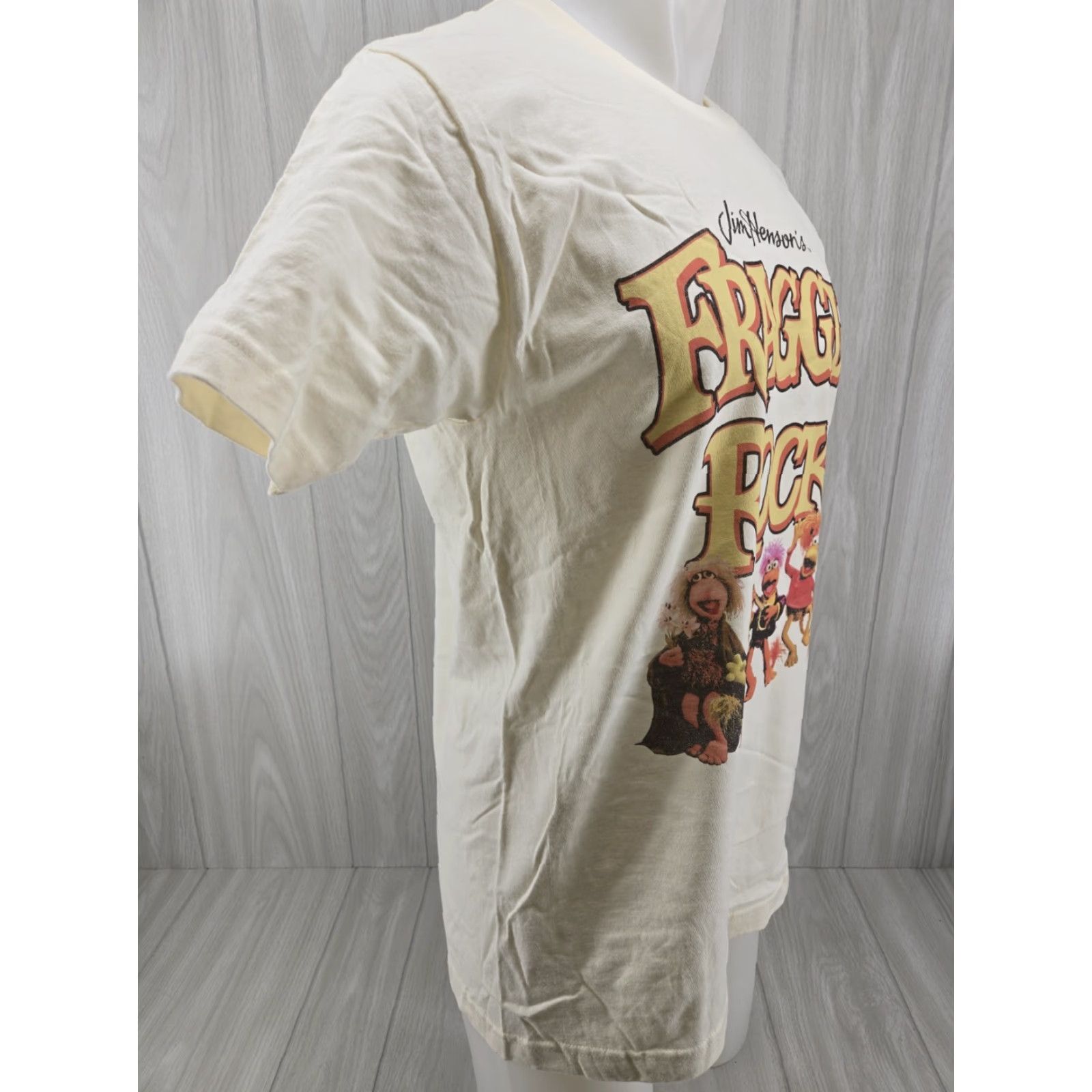 Vintage VINTAGE Jim Henson's Fraggle Rock Men's Cream T Shirt Size Medium Size US M / EU 48-50 / 2 - 5 Thumbnail