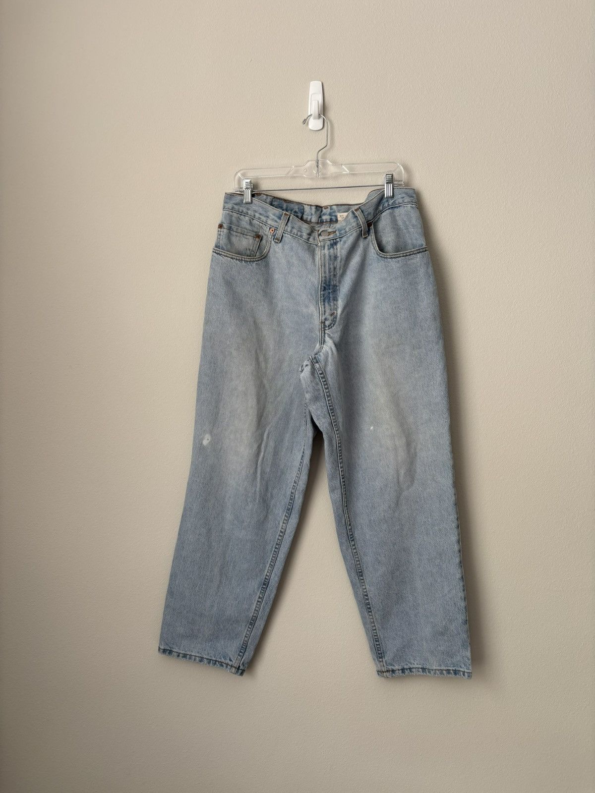 Levi's Vintage 90s 570 Levi's Light Wash Jeans Size US 34 / EU 50 - 1 Thumbnail