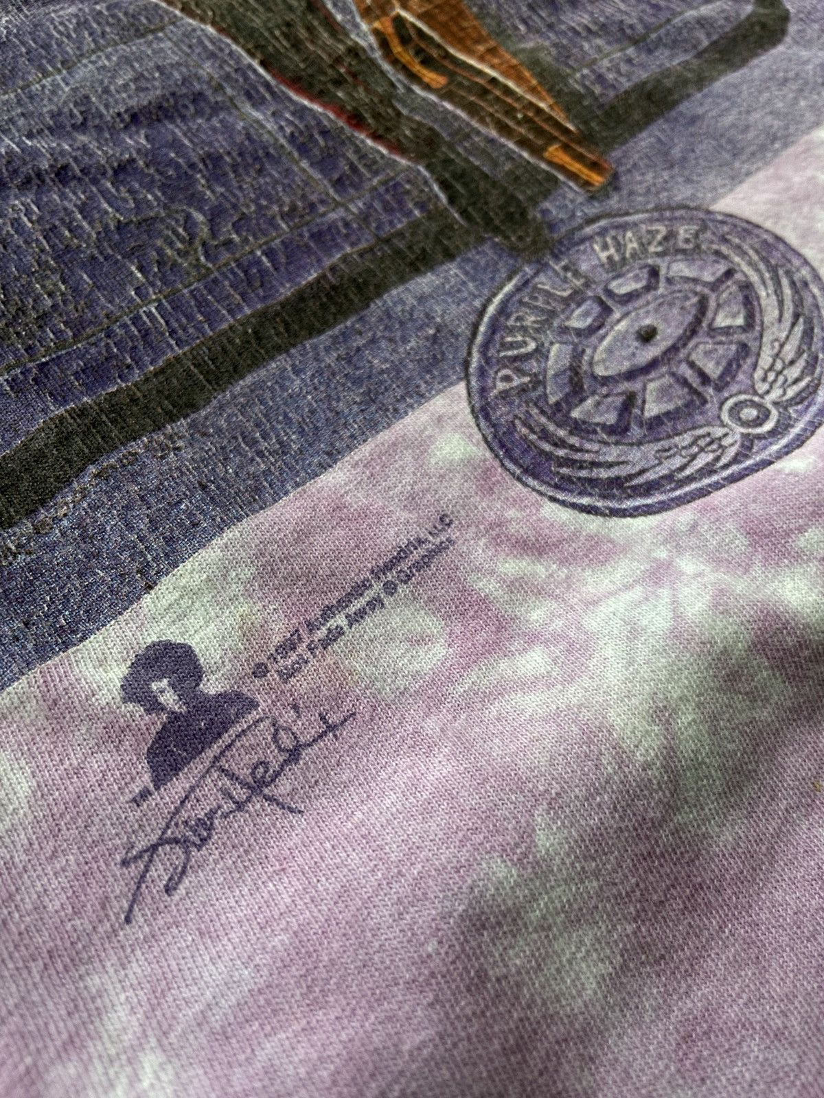 Band Tees × Delta × Vintage Vintage 1997 Jimi Hendrix New York “PURPLE HAZE” Band Tees Size US M / EU 48-50 / 2 - 3 Thumbnail