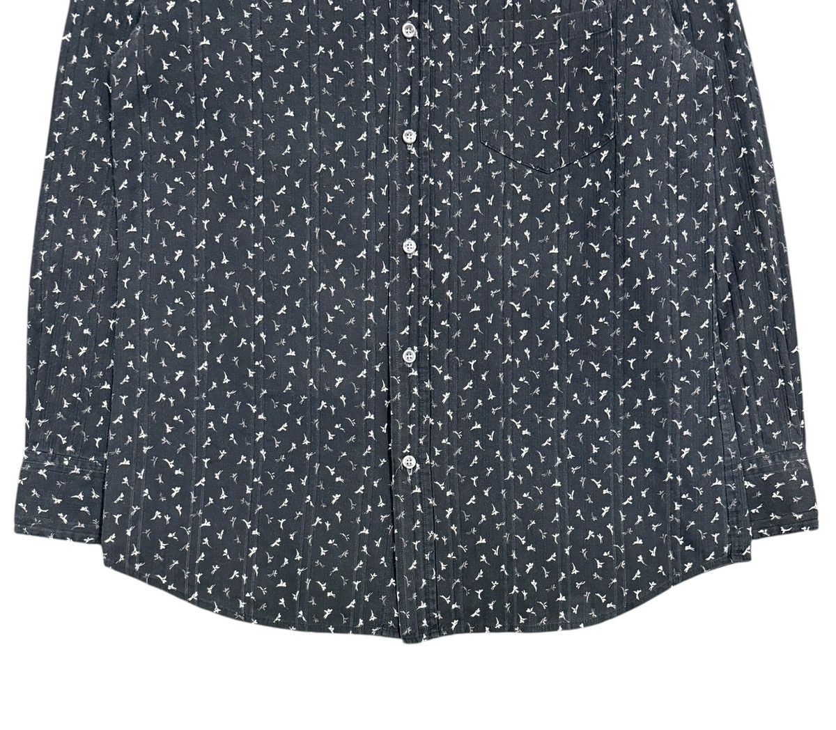Yohji Yamamoto A.A.R Yohji Yamamoto Printed Shirt Button Ups Designer Size US L / EU 52-54 / 3 - 4 Thumbnail