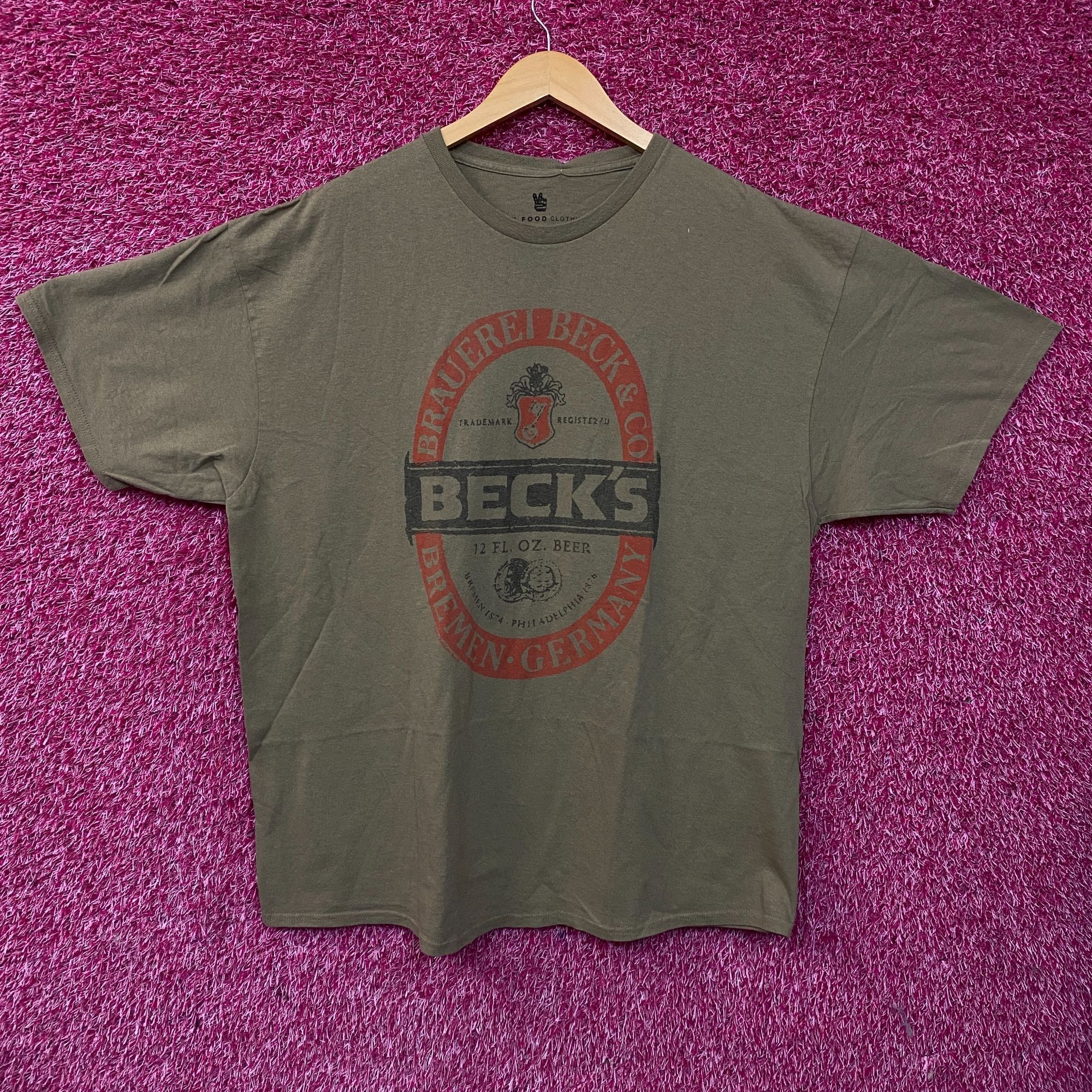 Junk Food Junk Food Clothing Beck's Beer Graphic T-Shirt Large Size US L / EU 52-54 / 3 - 1 Thumbnail