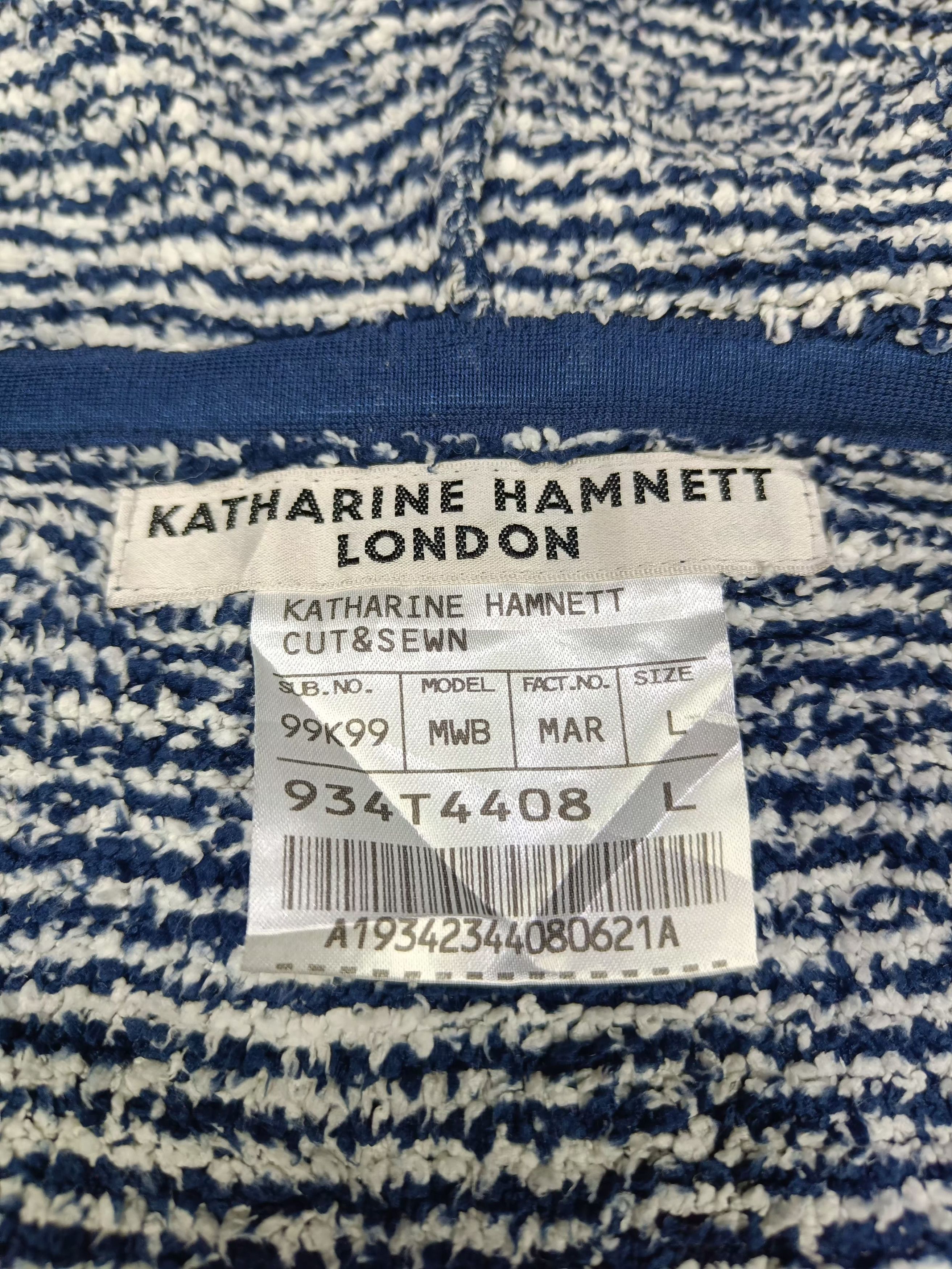Katharine Hamnett London Katherine Hamnet London Sweater Knit Hoodie Size US L / EU 52-54 / 3 - 9 Thumbnail