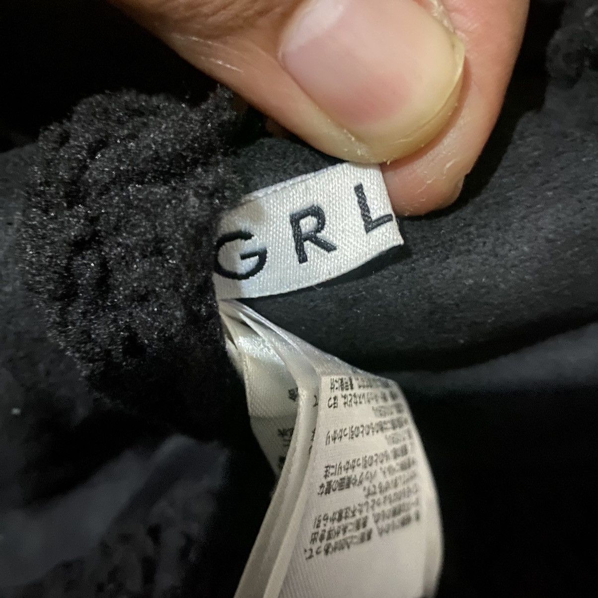 Japanese Brand GRL Sherpa Buckle Neck Size US L / EU 52-54 / 3 - 4 Thumbnail
