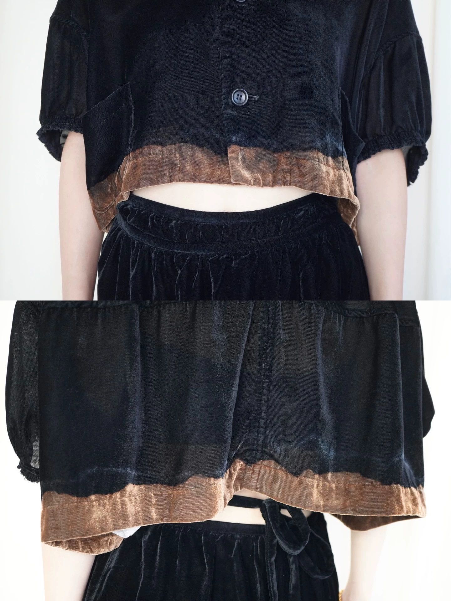 Comme des Garcons COMME des GARCONS Discharge Dyed Velvet Cardigan Size S Size S / US 4 / IT 40 - 9 Thumbnail