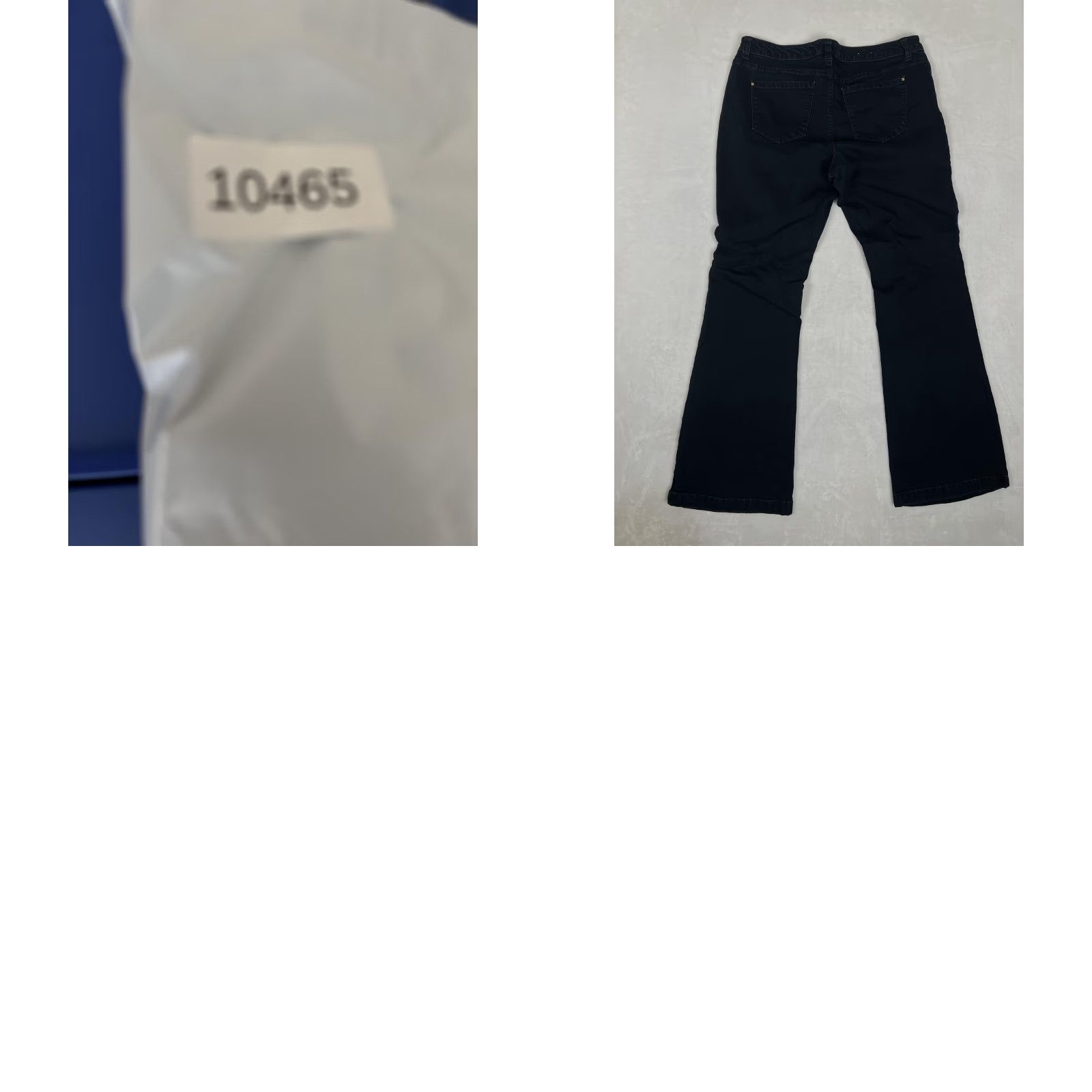Mossimo Mossimo Jeans Womens 14 Dark Wash Mid Rise Flare Denim Pants 5-Pocket Stretch Size 36" / US 14 / IT 50 - 8 Thumbnail