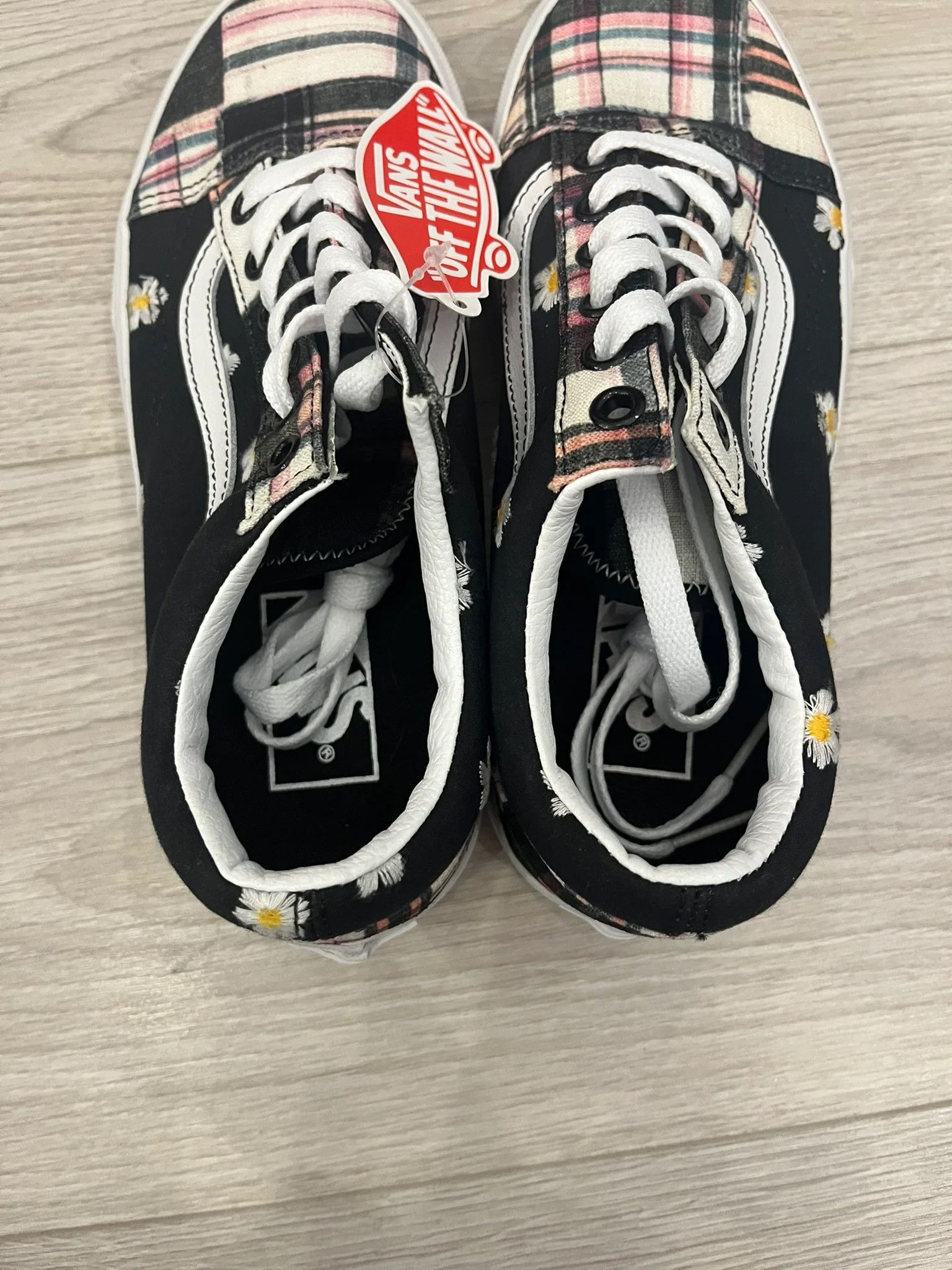 Vans Vans Old Skool Floral Plaid Patchwork Shoes Size US 6.5 / IT 36.5 - 3 Thumbnail