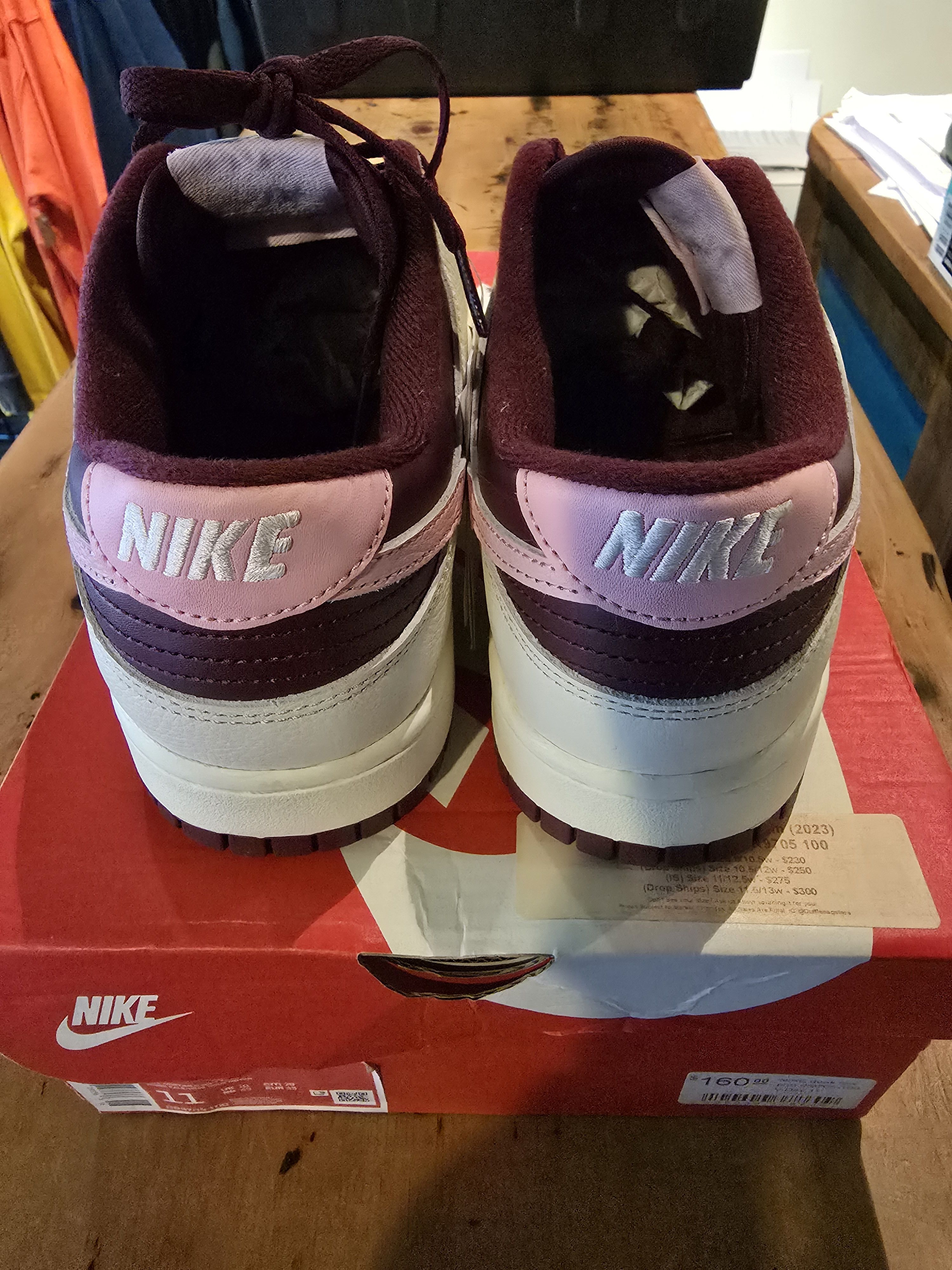 Nike Nike Dunk Low Premium Retro PRM - Valentine's Day Size US 11 / EU 44 - 6 Thumbnail
