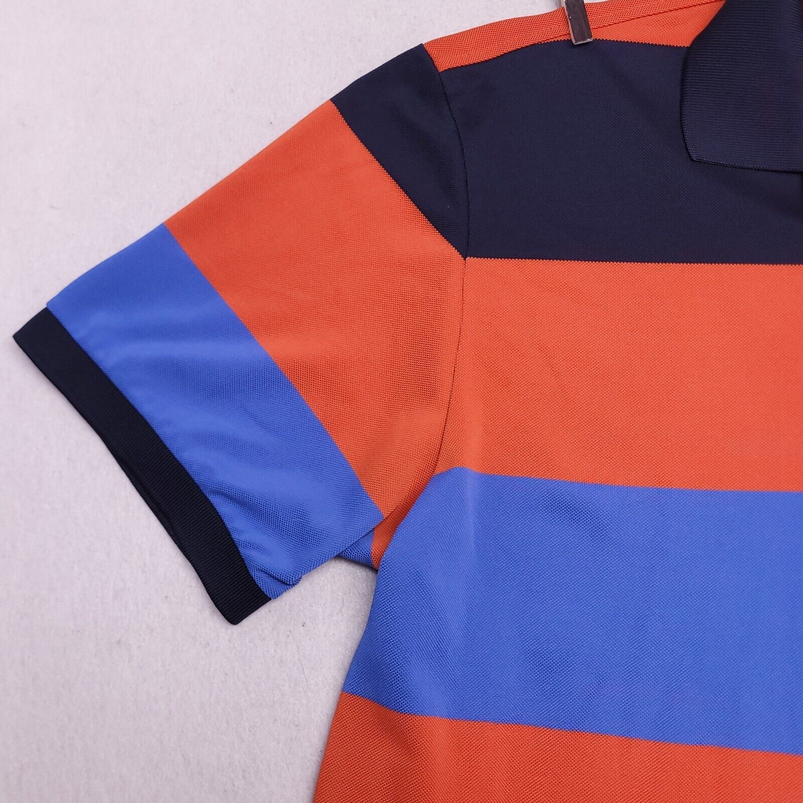 Izod IZOD Pullover Polo Shirt Adult Men Size XL Orange Blue Black Size US XL / EU 56 / 4 - 4 Thumbnail