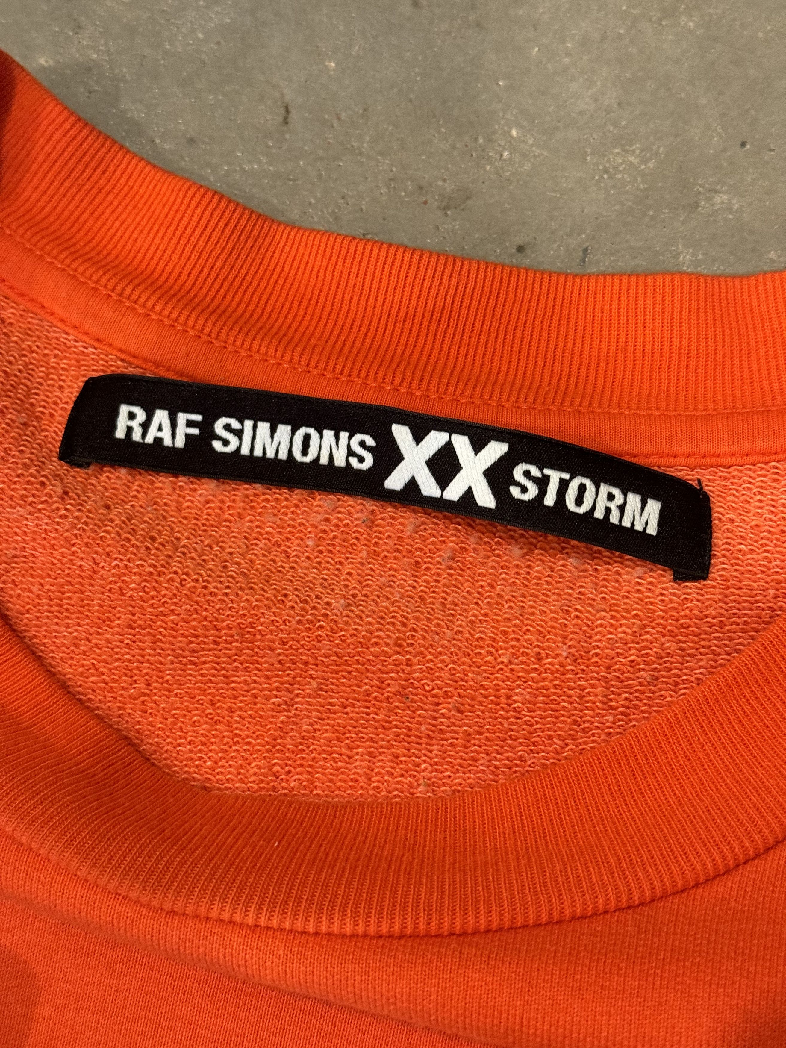 Raf Simons Raf Simons XX Storm Orange Crewneck Size US XL / EU 56 / 4 - 4 Thumbnail