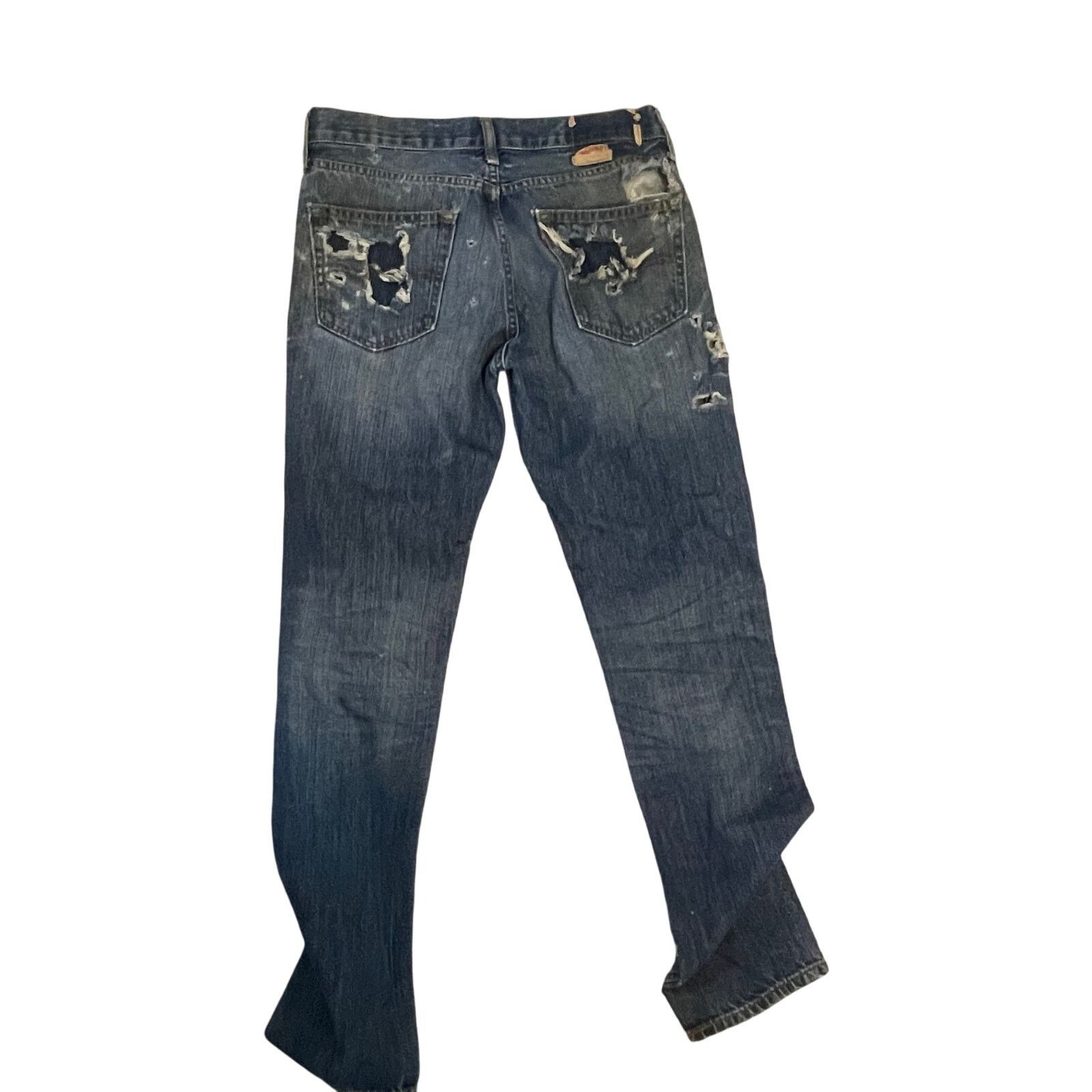 Levi's Levis 32x34 Destroyed Denim Jeans Mens Thrashed Tattered Size US 32 / EU 48 - 2 Thumbnail
