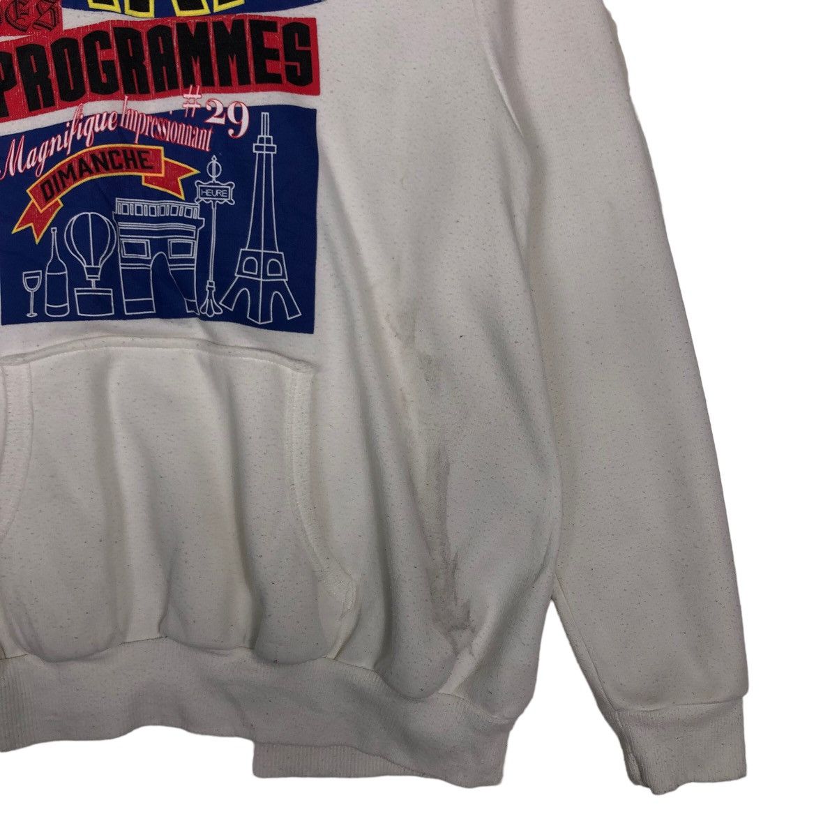 Hysteric Glamour 🔥 Vtg Hoodie Pull Over Paris Program Big Logo Spell Out Size US M / EU 48-50 / 2 - 5 Thumbnail