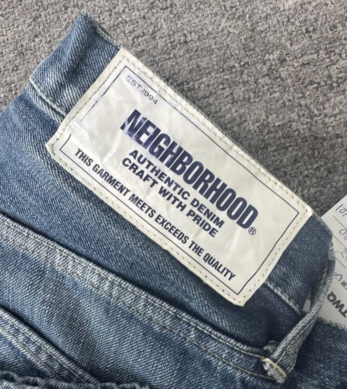 Neighborhood Neighborhood 20SS Basic Washed Jeans Size US 34 / EU 50 - 4 Thumbnail