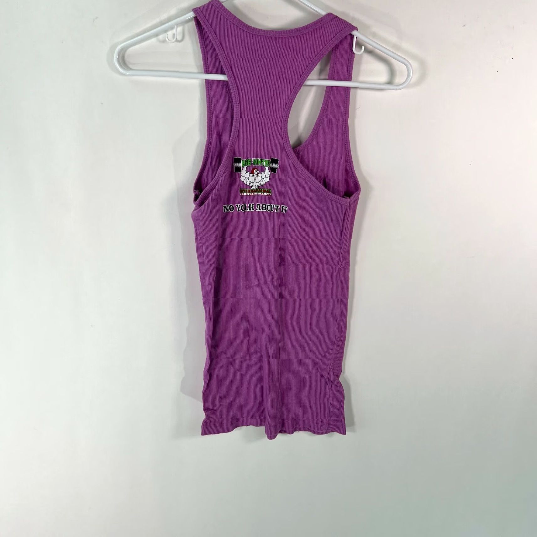 Bell Bella Tank Purple Graphic Print Activewear Women L Shirt Size L / US 10 / IT 46 - 2 Thumbnail