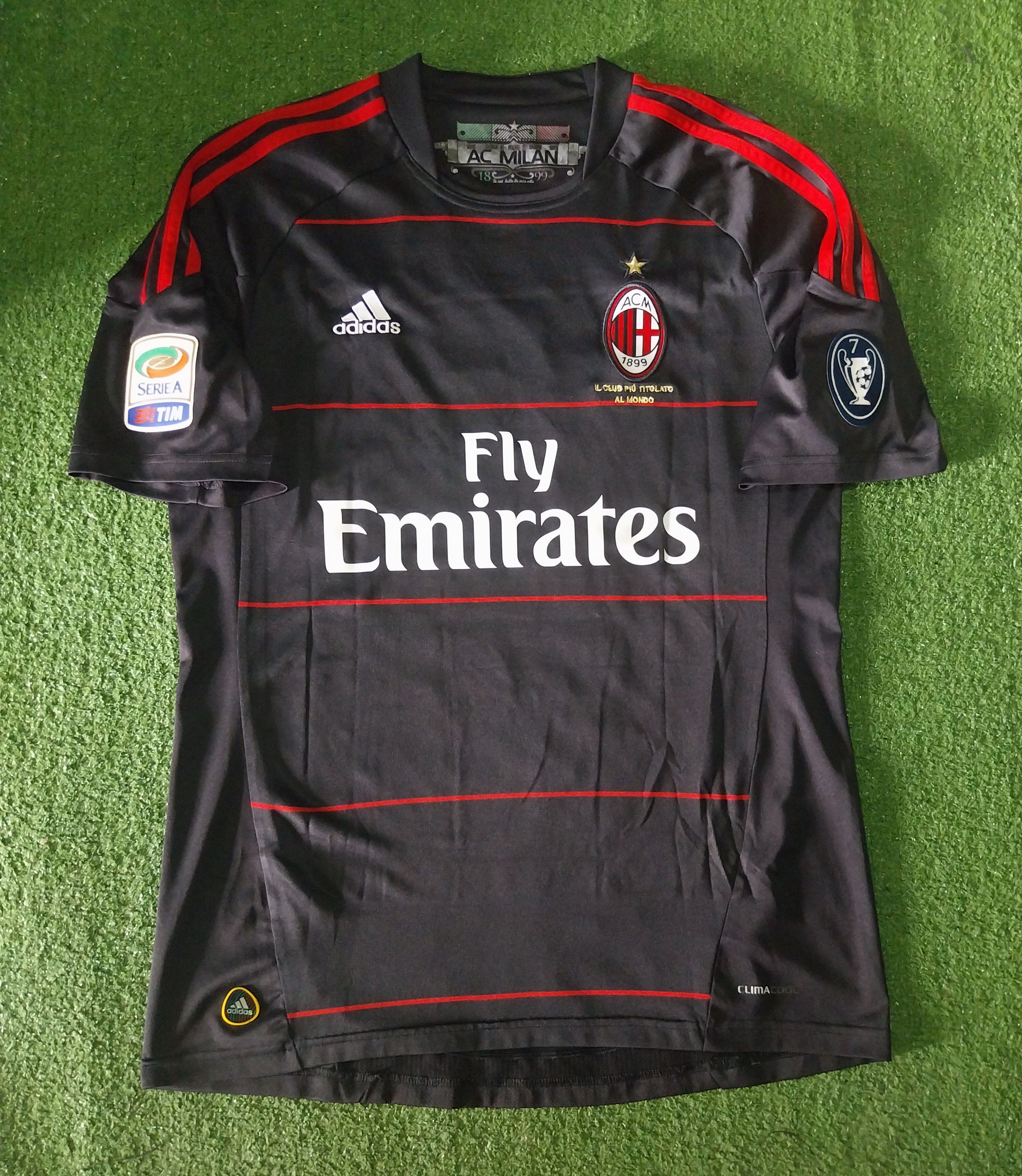 Adidas Ac milan 3rd 2010/2011 ibrahimovic jersey football Size US M / EU 48-50 / 2 - 1 Thumbnail
