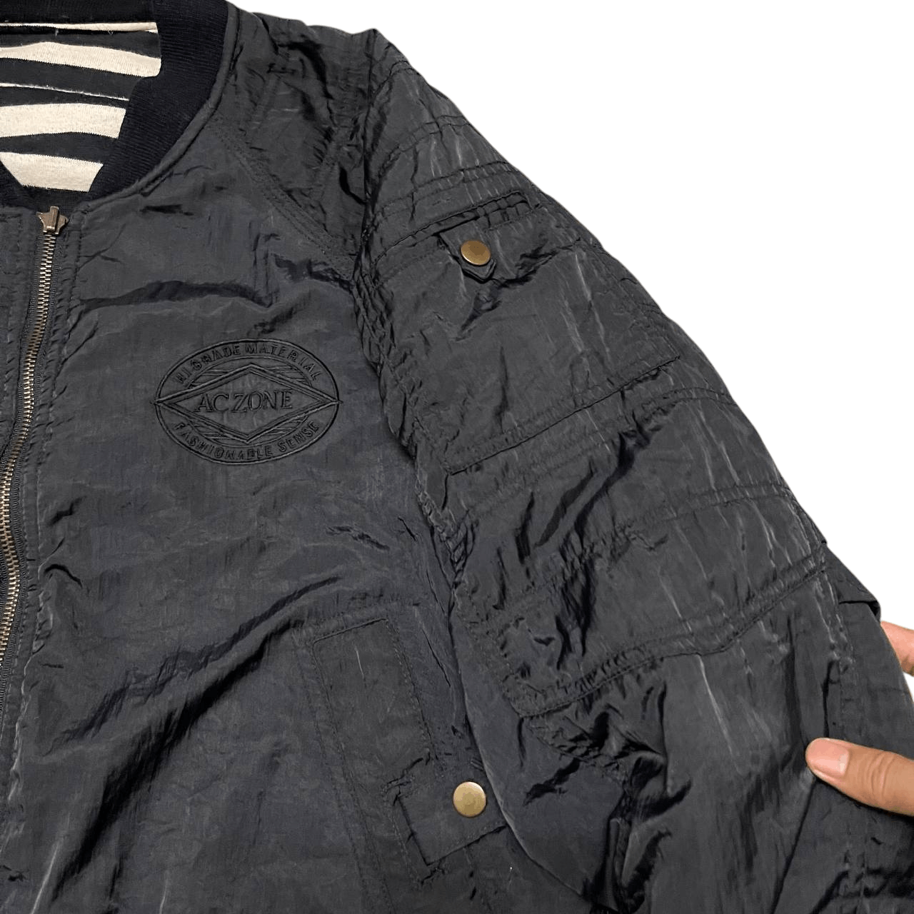 Issey Miyake Vintage AC Zone Bomber Jacket Reversible Issey Style Size US S / EU 44-46 / 1 - 8 Thumbnail