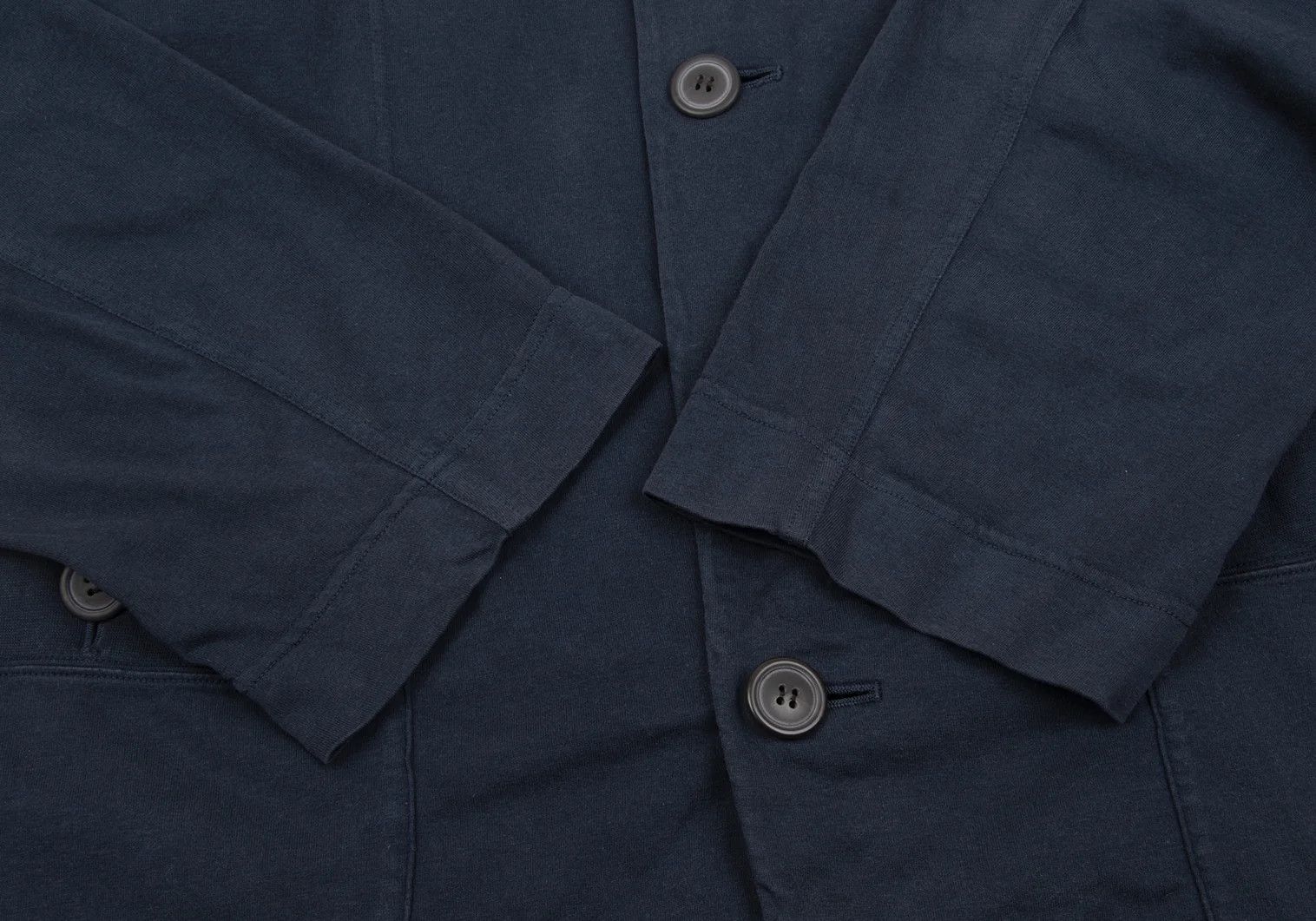 Issey Miyake Cotton Mao Collar Jacket in Navy Size M Size US M / EU 48-50 / 2 - 7 Thumbnail
