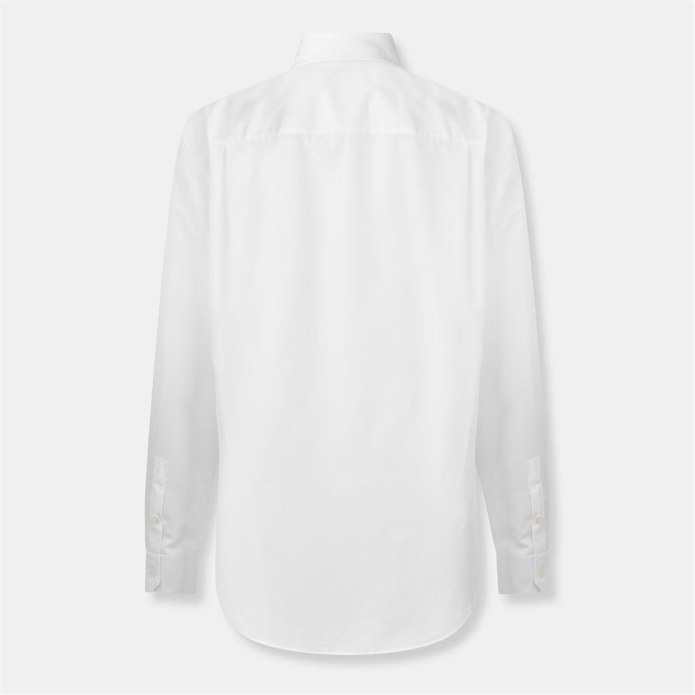 Gucci o1g2r1mq0426 Long Sleeve Tailored Fit Shirt in White Size US M / EU 48-50 / 2 - 2 Thumbnail