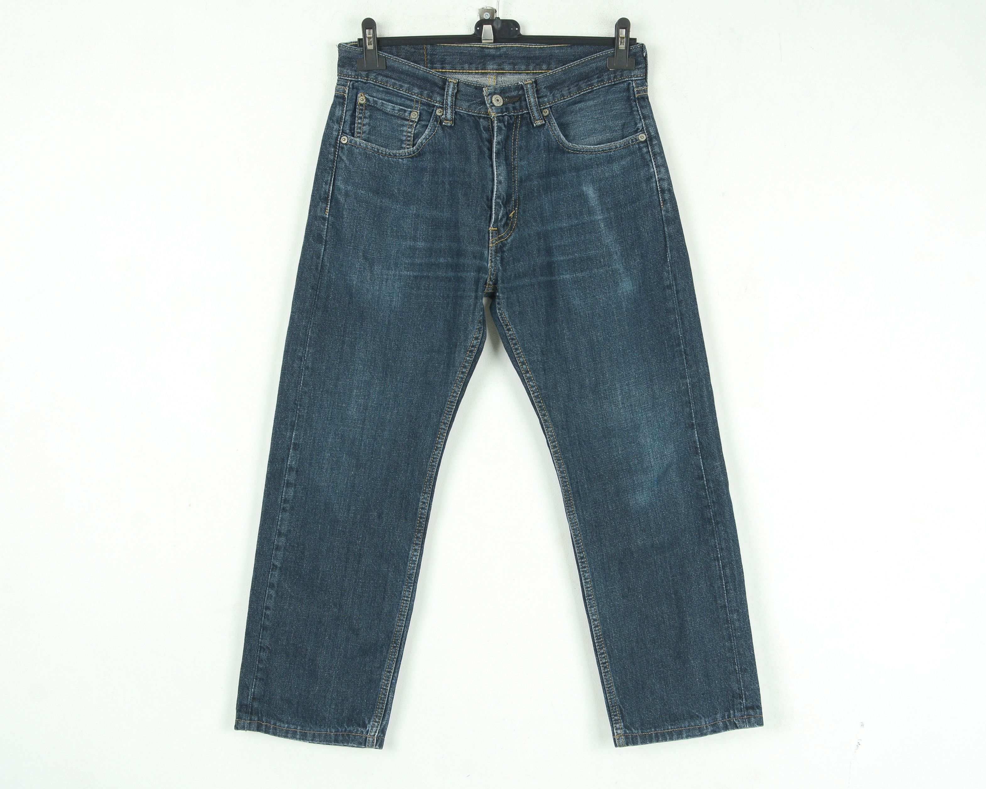 Levi's 505 Men W31 L27 Regular Straight Jeans Denim Pants Trousers Size US 31 - 2 Thumbnail
