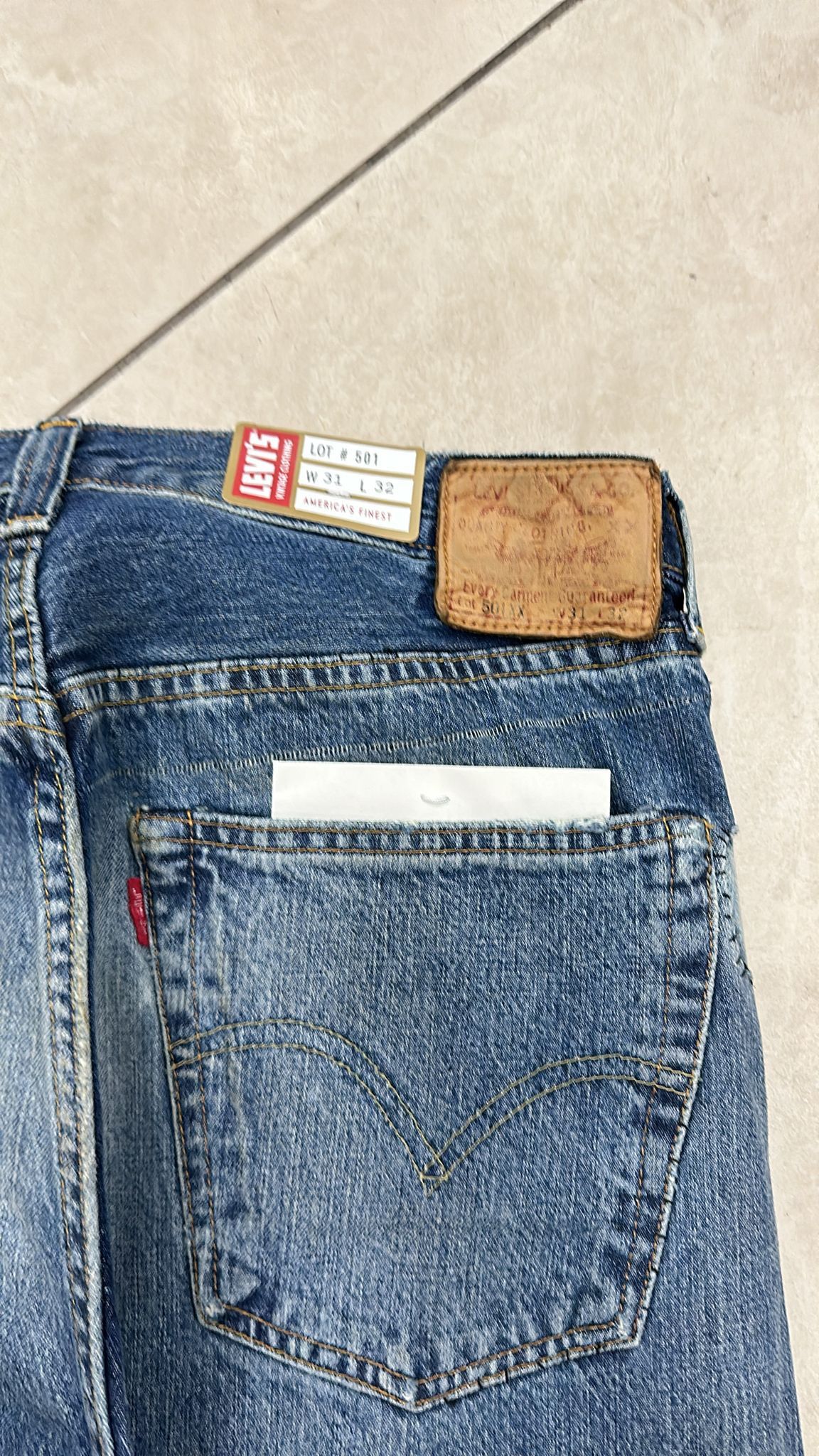 Levi's Vintage Clothing LVC Levi's Vintage Clothing 1947 501XX BigE Selvedge Jeans Size US 31 - 6 Thumbnail