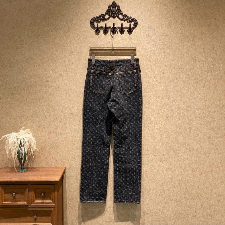 Louis Vuitton Louis Vuitton 25ss latest presbyopic full print jeans Size US 34 / EU 50 - 2 Thumbnail