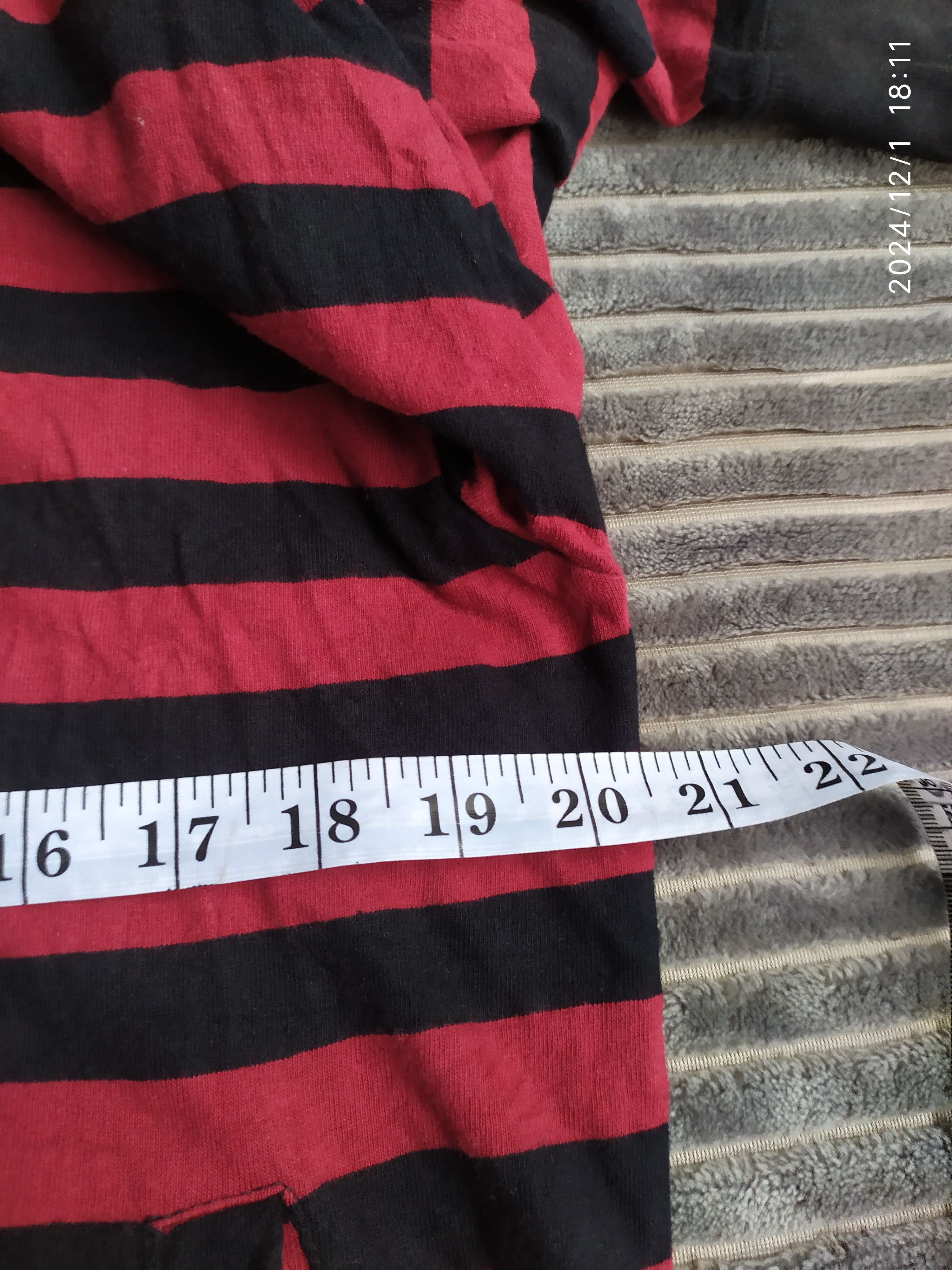 If Six Was Nine × Japanese Brand × Le Grande Bleu (L.G.B.) Japanese Thruxton Stripe Double Layer Hoodie Size US L / EU 52-54 / 3 - 10 Thumbnail