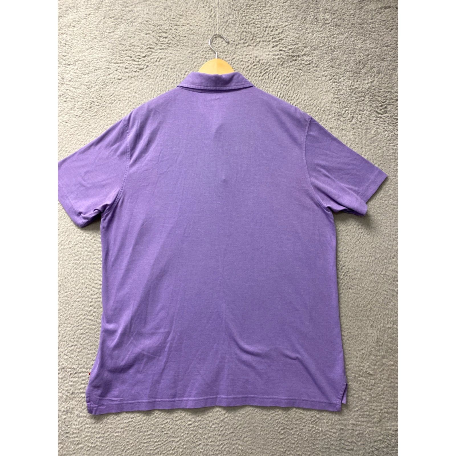 Izod VINTAGE Izod Men Polo Shirt Short Sleeve Crew Neck 100% Cotton Light Purple Mens Large Size US L / EU 52-54 / 3 - 8 Thumbnail