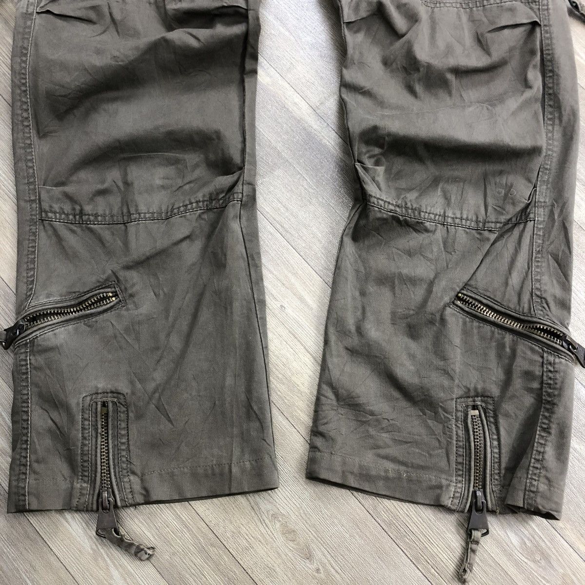 If Six Was Nine × Japanese Brand 2000s Alcott Bondage Cargo Multipocket Pants Y2K Lgb Goa Size US 32 / EU 48 - 11 Thumbnail