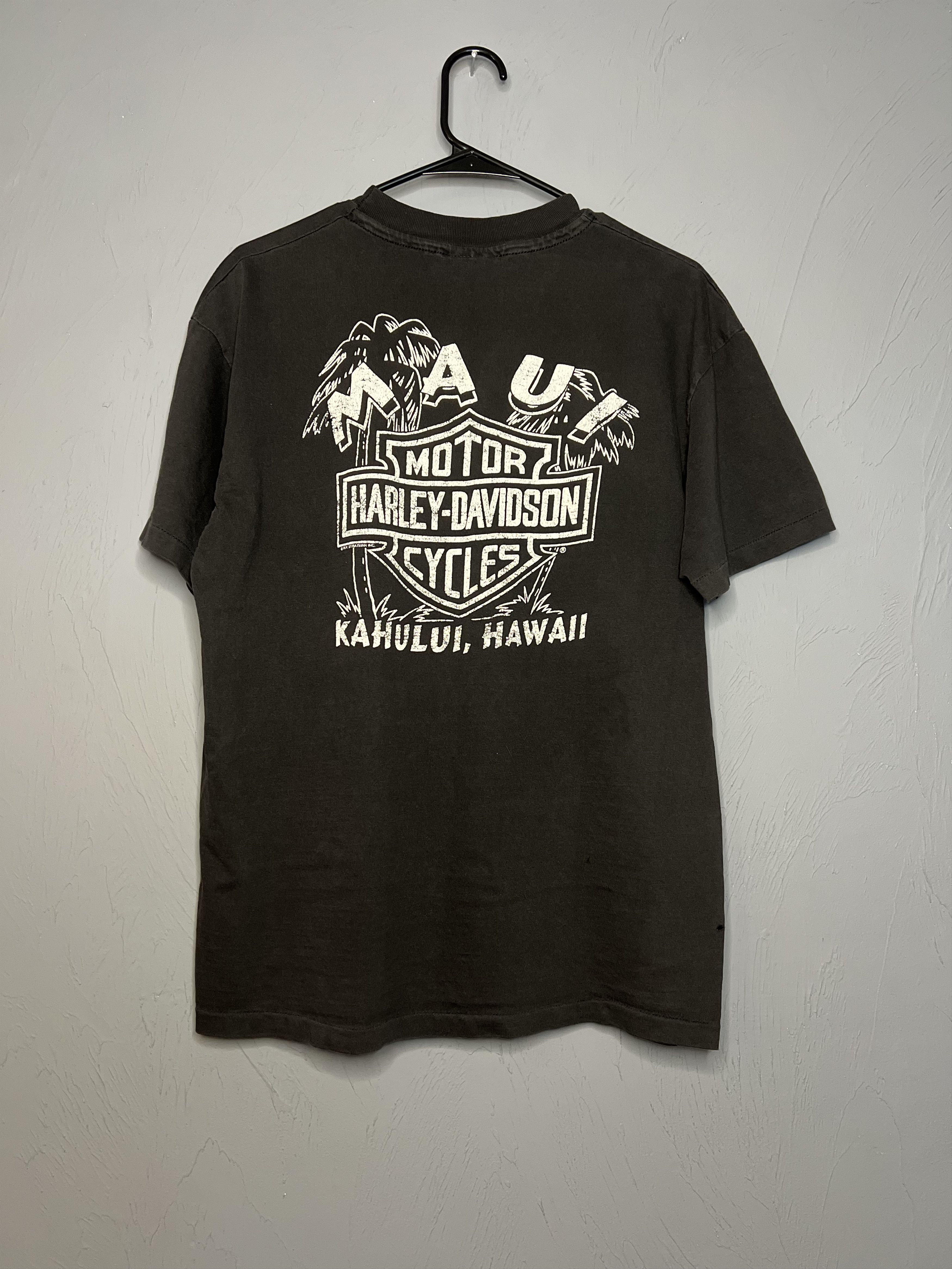 Harley Davidson *VINTAGE* Harley Davidson Shirt Maui Kahului, Hawaii Size US L / EU 52-54 / 3 - 3 Thumbnail