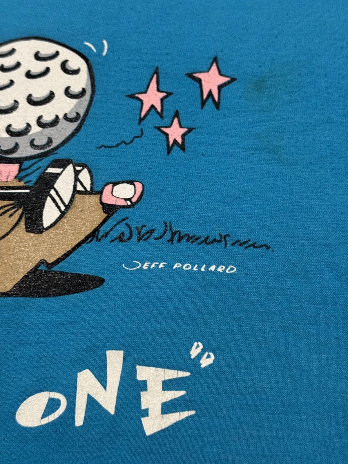 Vintage Vintage 80s Mole In One Funny Golf Mole 50/50 M/L T Shirt Size US L / EU 52-54 / 3 - 5 Thumbnail