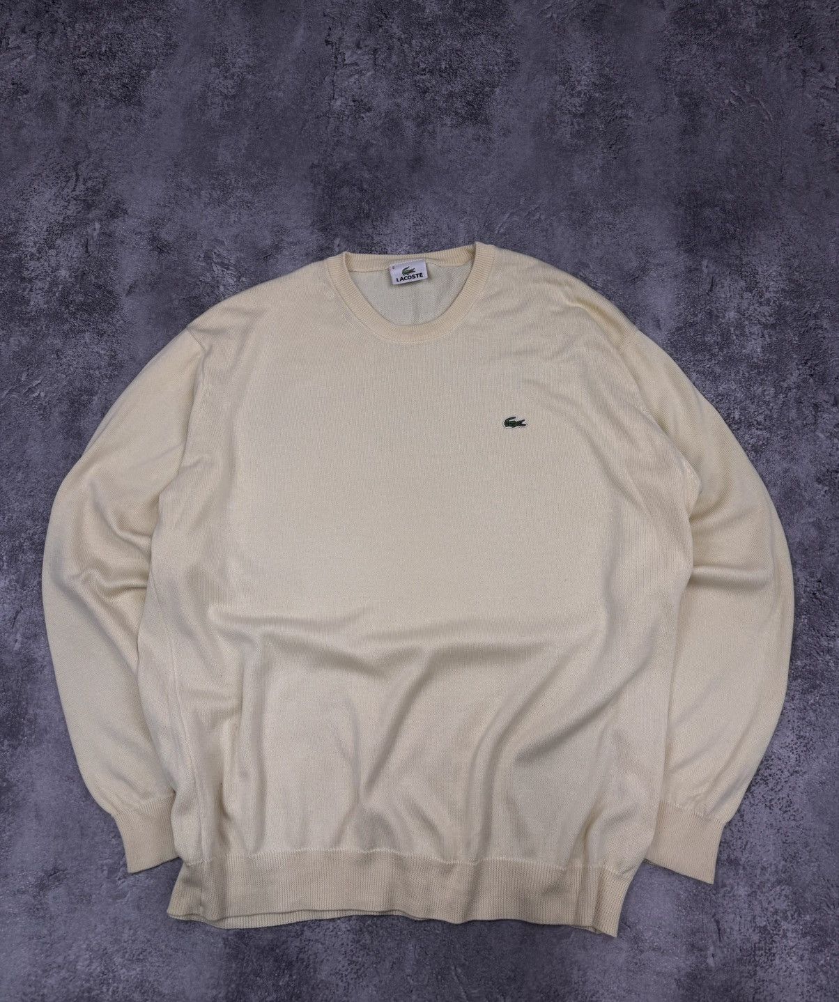 Lacoste Lacoste Men Crew Neck Sweater Yellow Size L Size US L / EU 52-54 / 3 - 1 Thumbnail