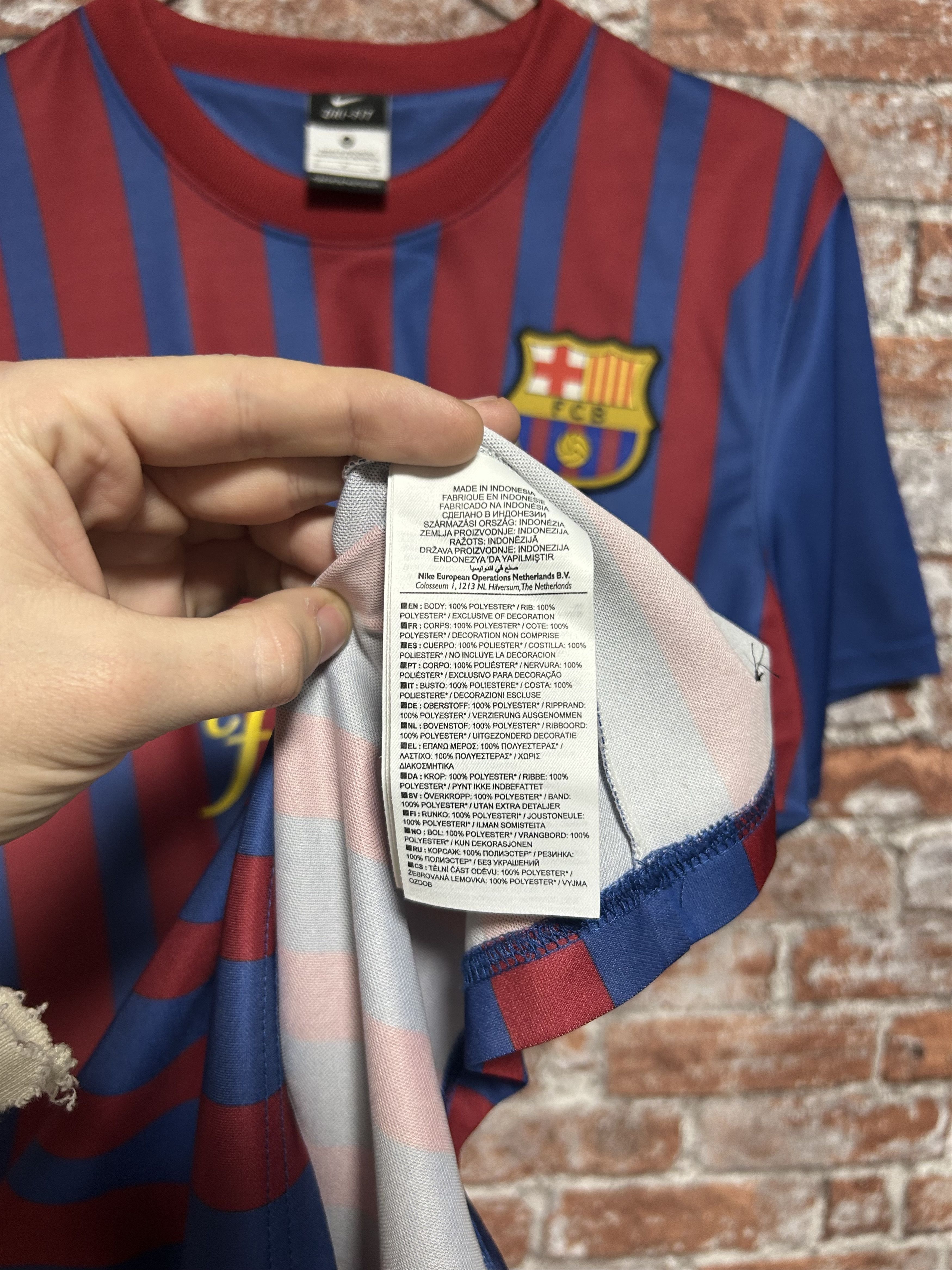 Nike Barcelona 2011 2012 Home Football Nike Joshua 419879-486 Size US S / EU 44-46 / 1 - 9 Thumbnail