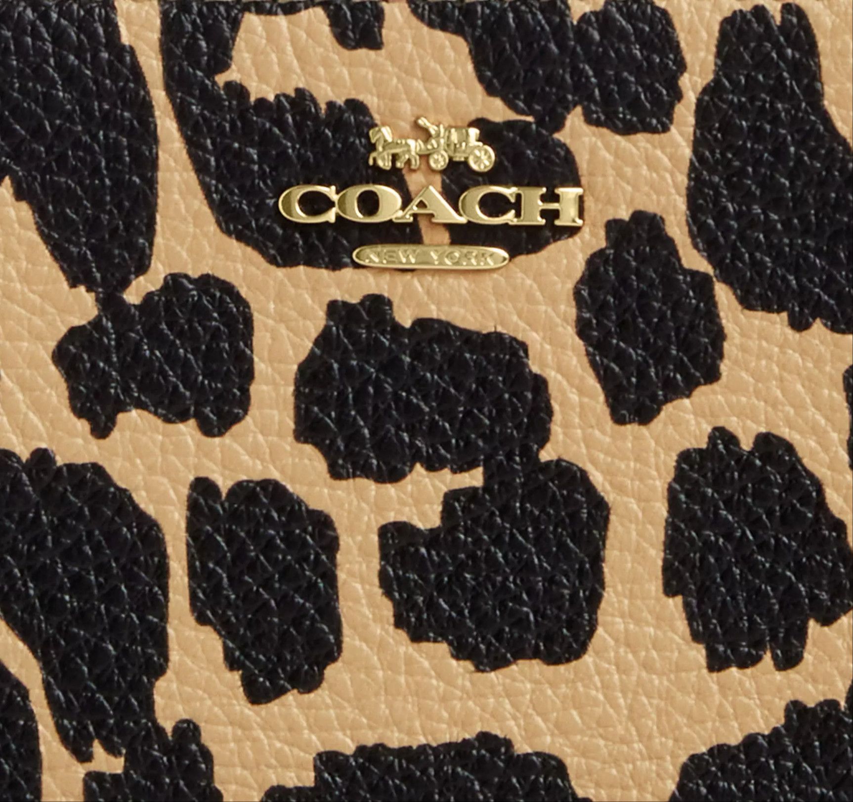 Coach Long Zip Around Wallet With Leopard Print CBT24 Size ONE SIZE - 7 Thumbnail